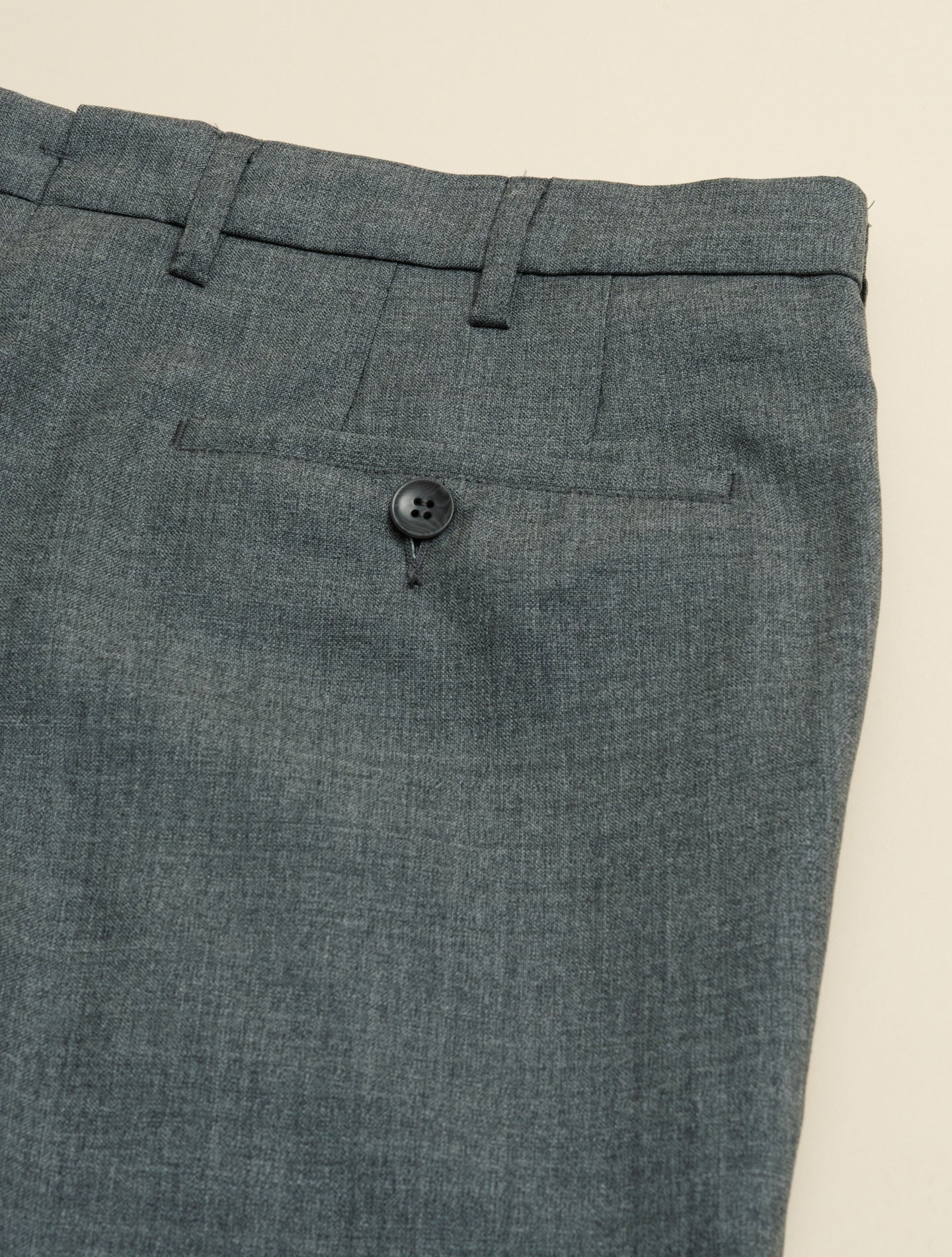 191 Pleated Fresco Wool Trousers Mid Grey Rota Trousers 48