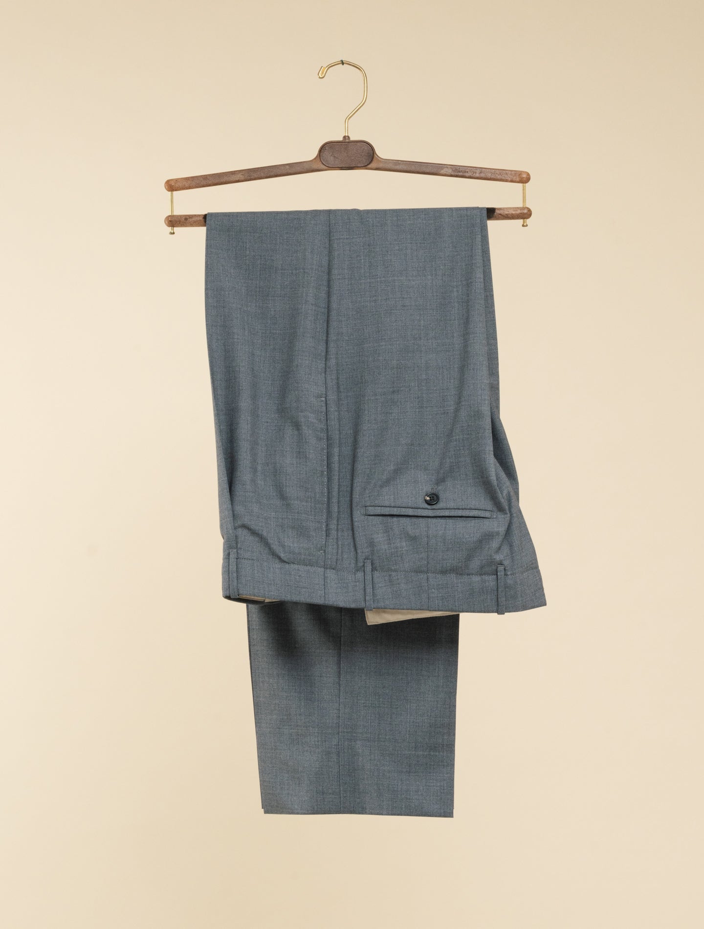 Rota 191 Fresco Wool Trousers Mid Grey | Gabucci