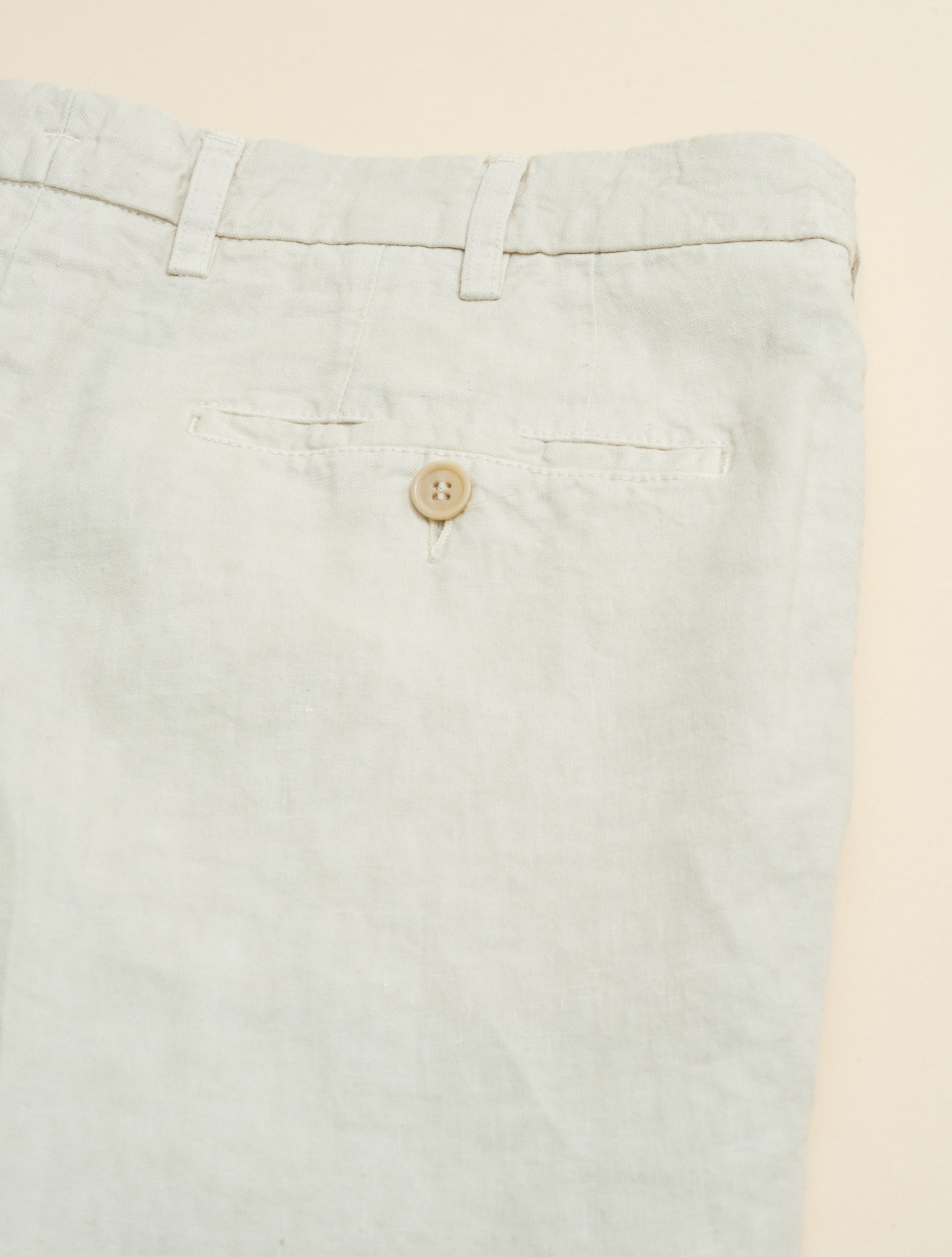 191 Pleated Linen Trousers Sand Rota Trousers 48