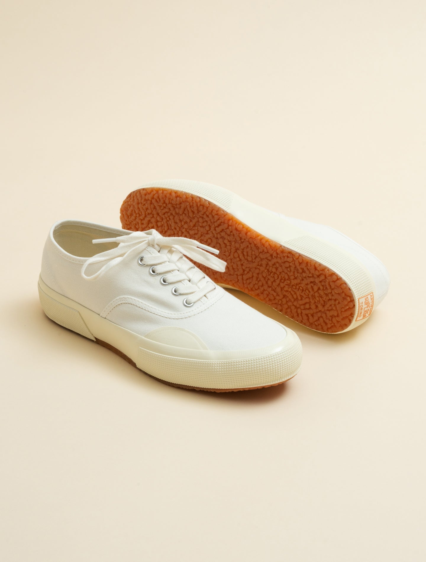 2430 Artifact Deck Canvas Sneaker Off White Superga Sneakers 40