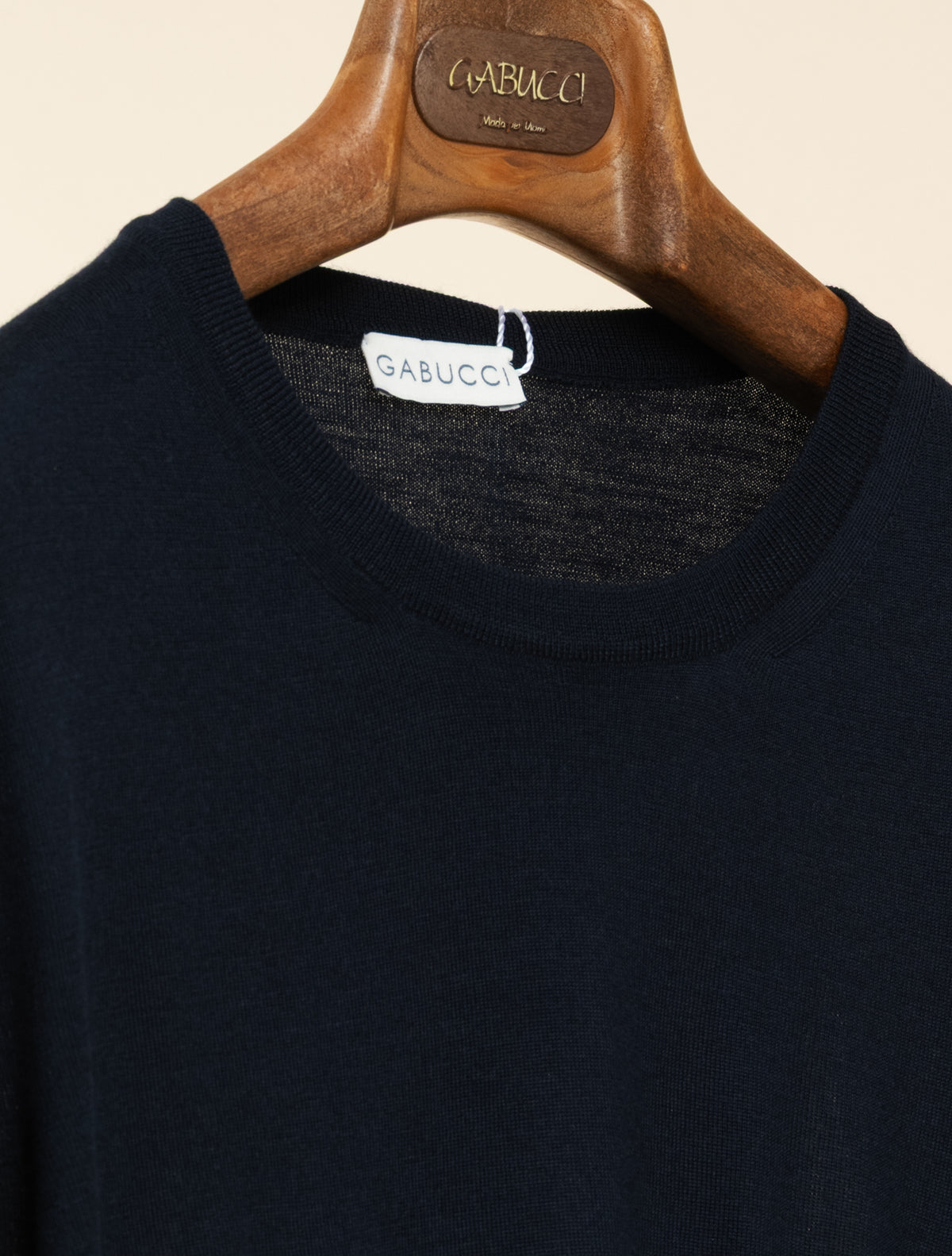 Wish Wool Crewneck Dark Navy