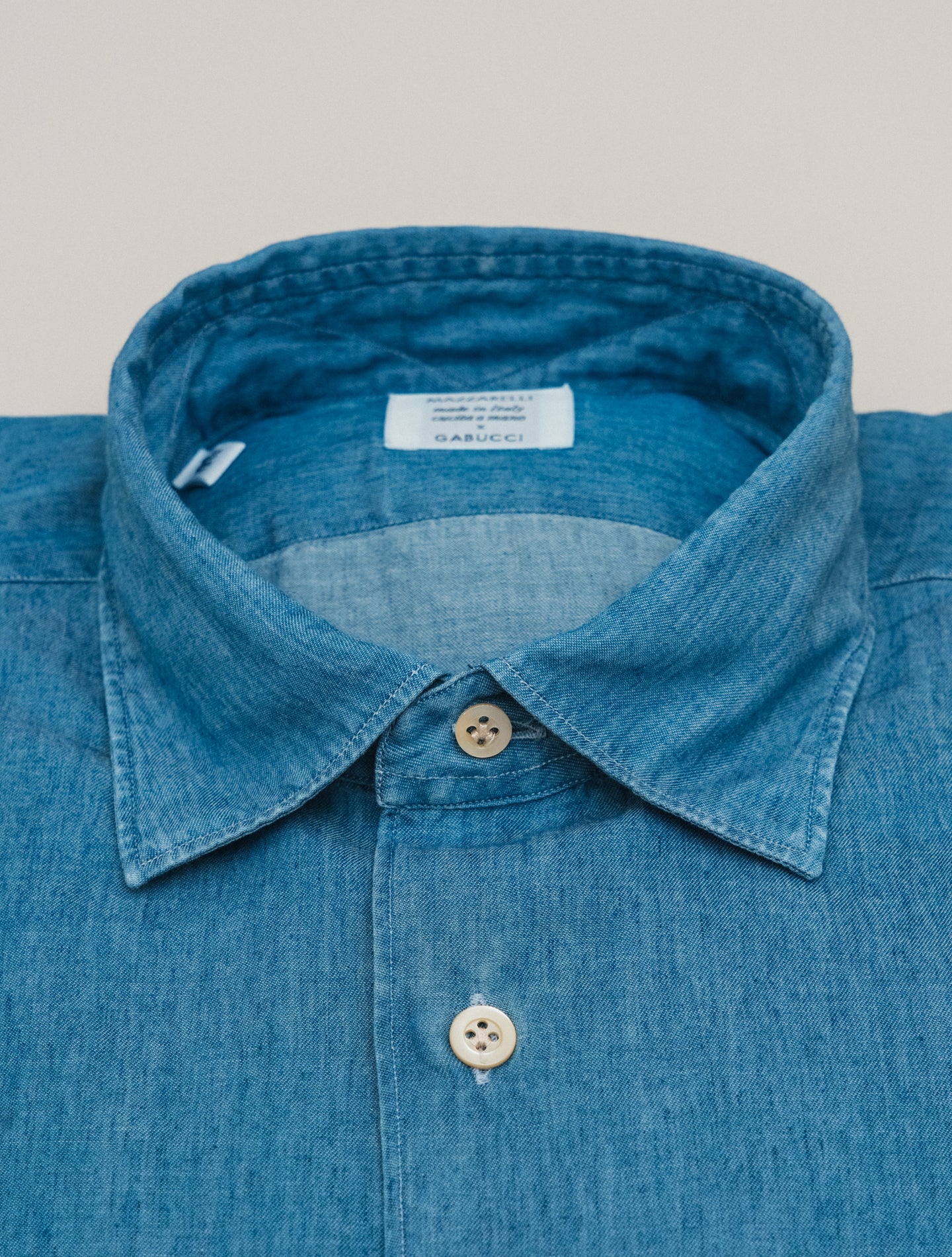 Relaxed Fit Cotton Shirt Denim