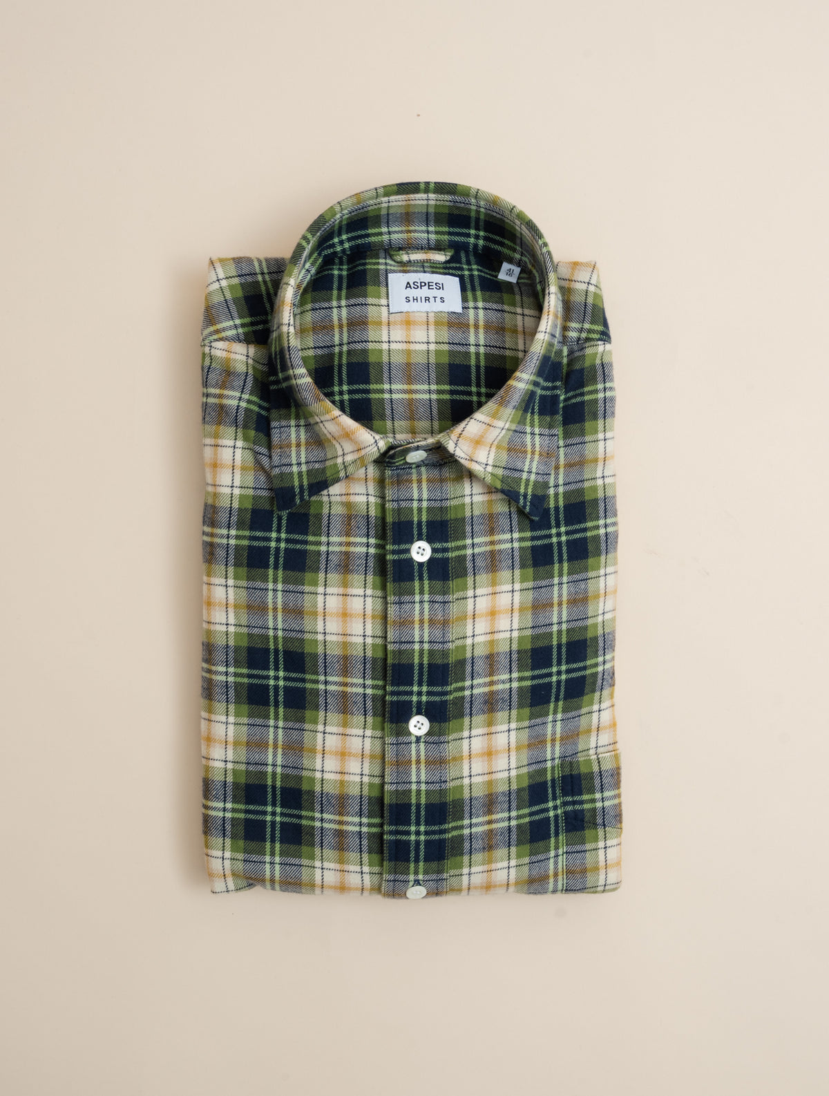 Fred Cotton Checked Shirt Green