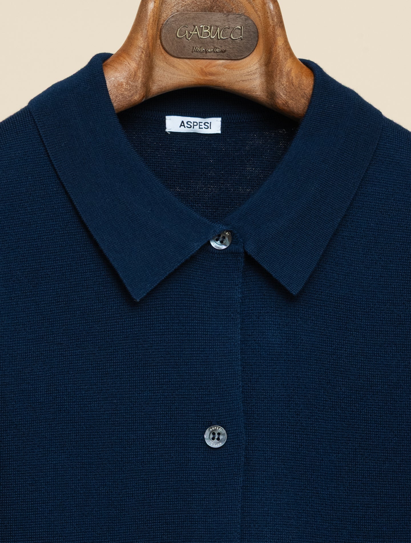 Merino Wool Shirt Navy