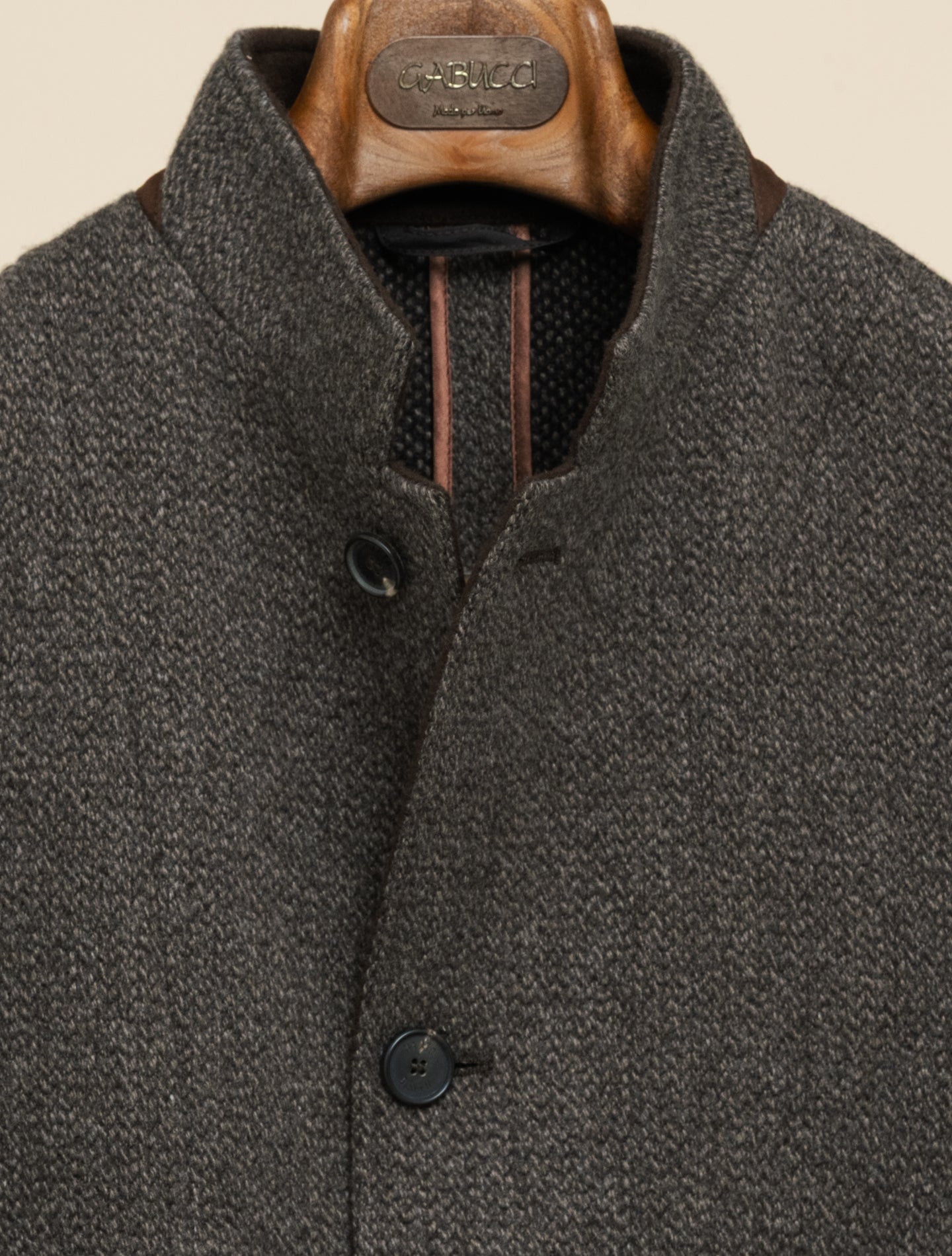 Poggio Jacke aus Wolle, Seide und Kaschmir, Braun