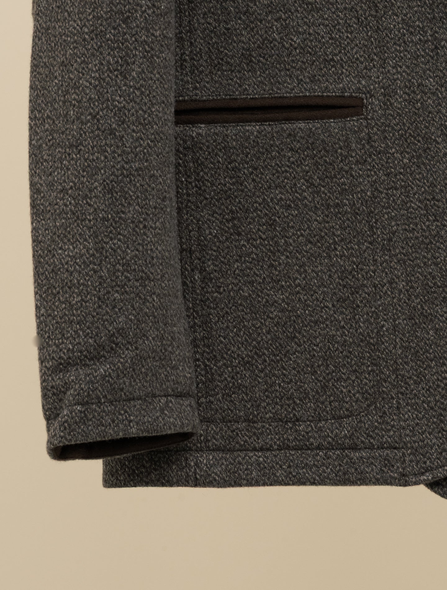 Poggio Jacke aus Wolle, Seide und Kaschmir, Braun