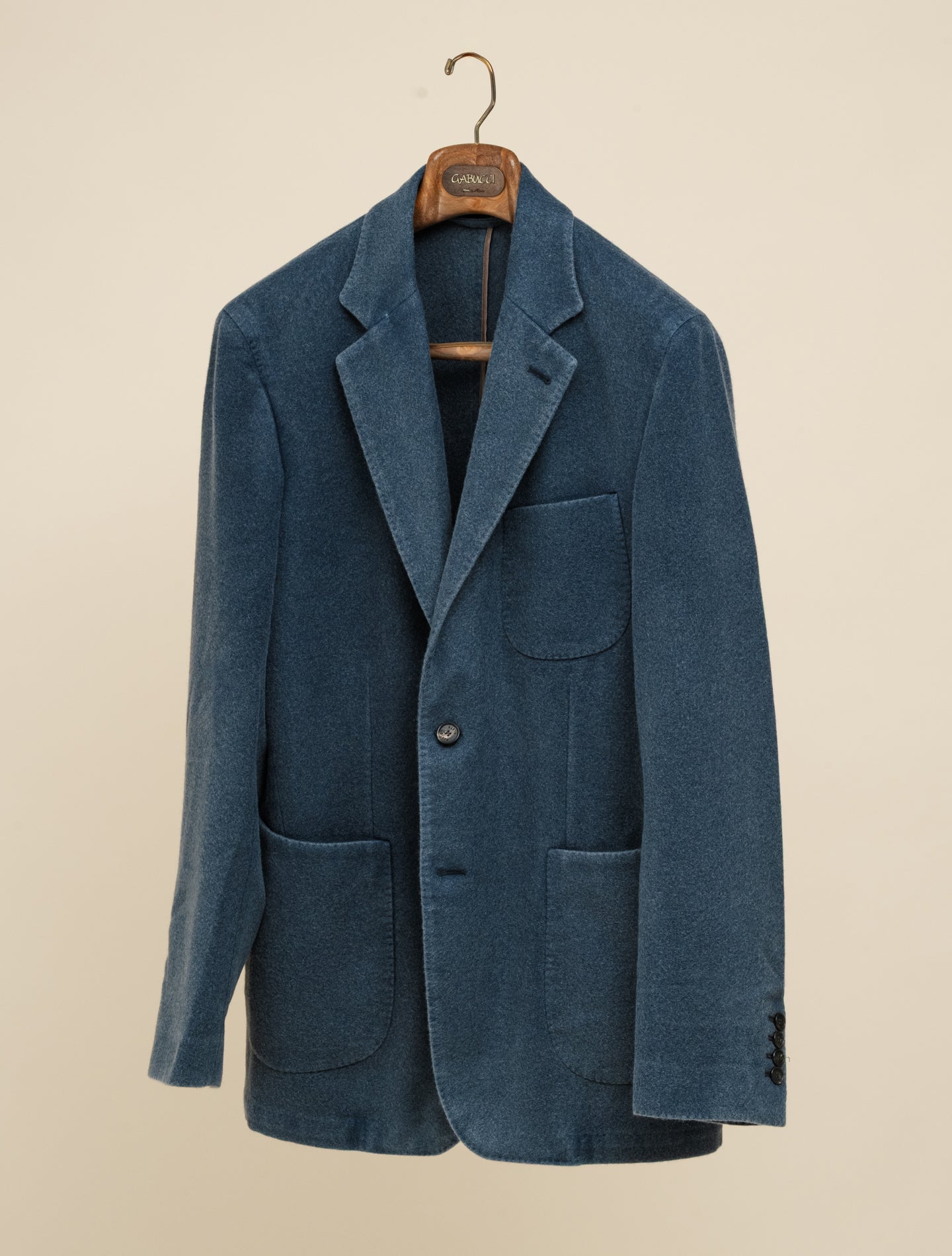Washed Cashmere Jacket Navy