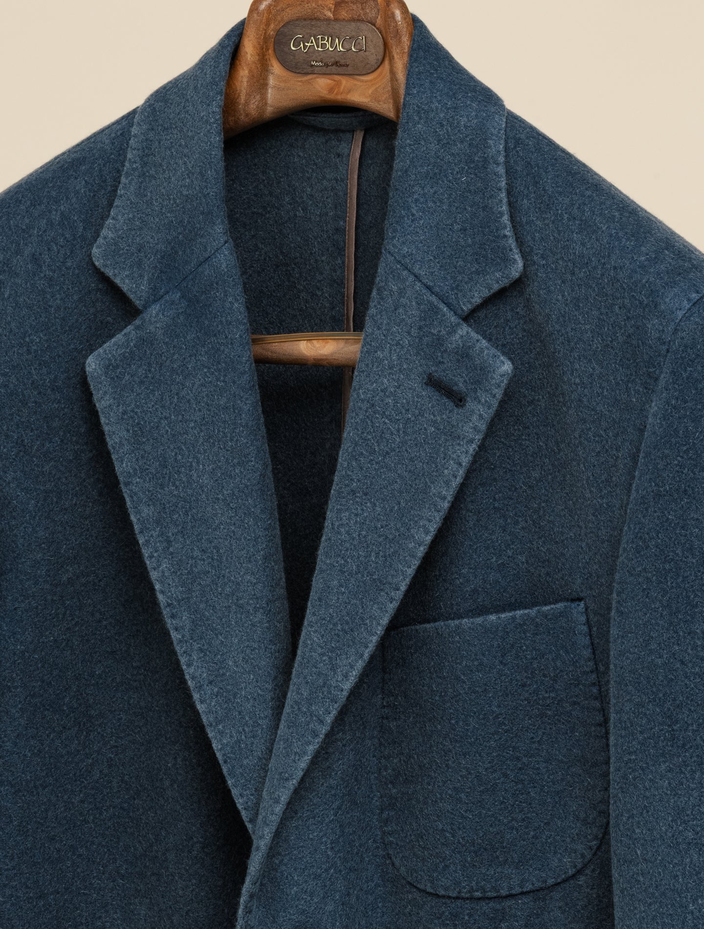 Washed Cashmere Jacket Navy
