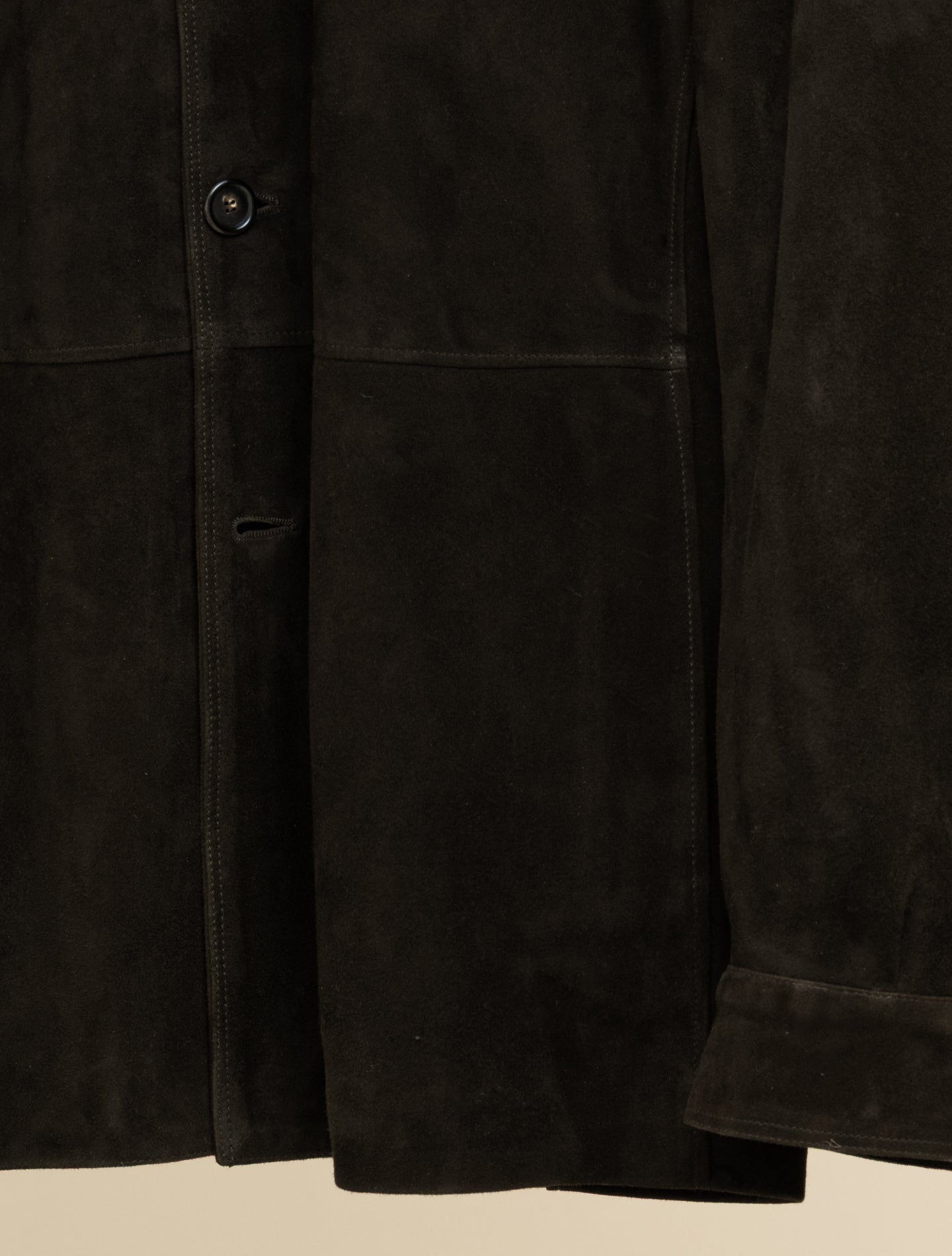 Wildlederjacke mit Wollfutter Braun