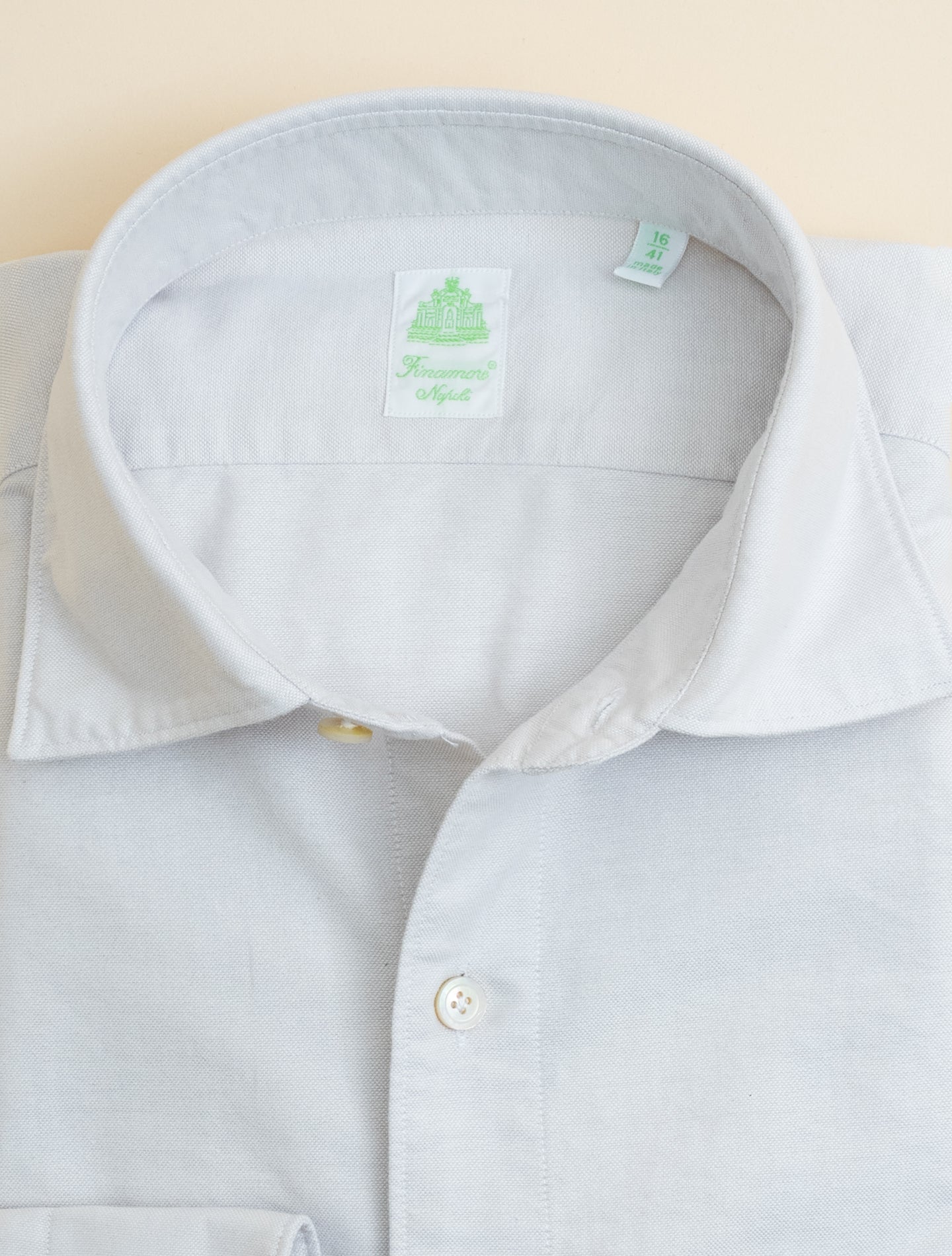 Gaeta Luigi Soft Oxford Shirt Beige