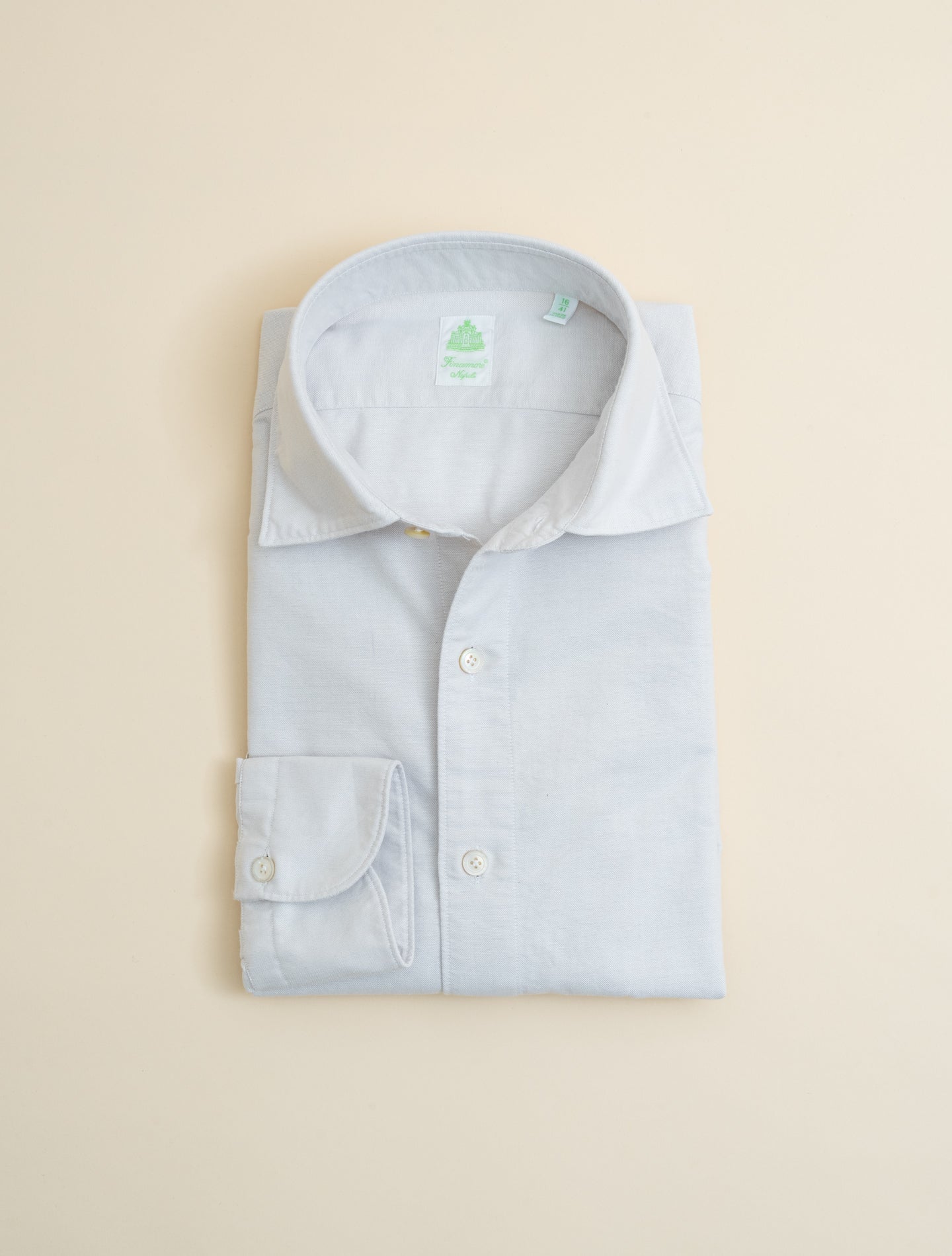 Gaeta Luigi Soft Oxford Shirt Beige