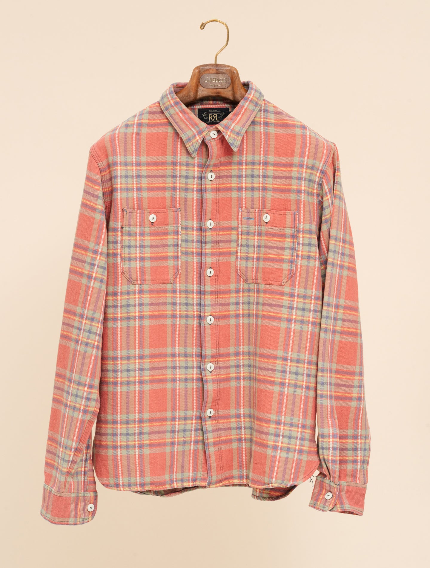 Cameron Plaid Twill Workshirt Red/Blue/Green