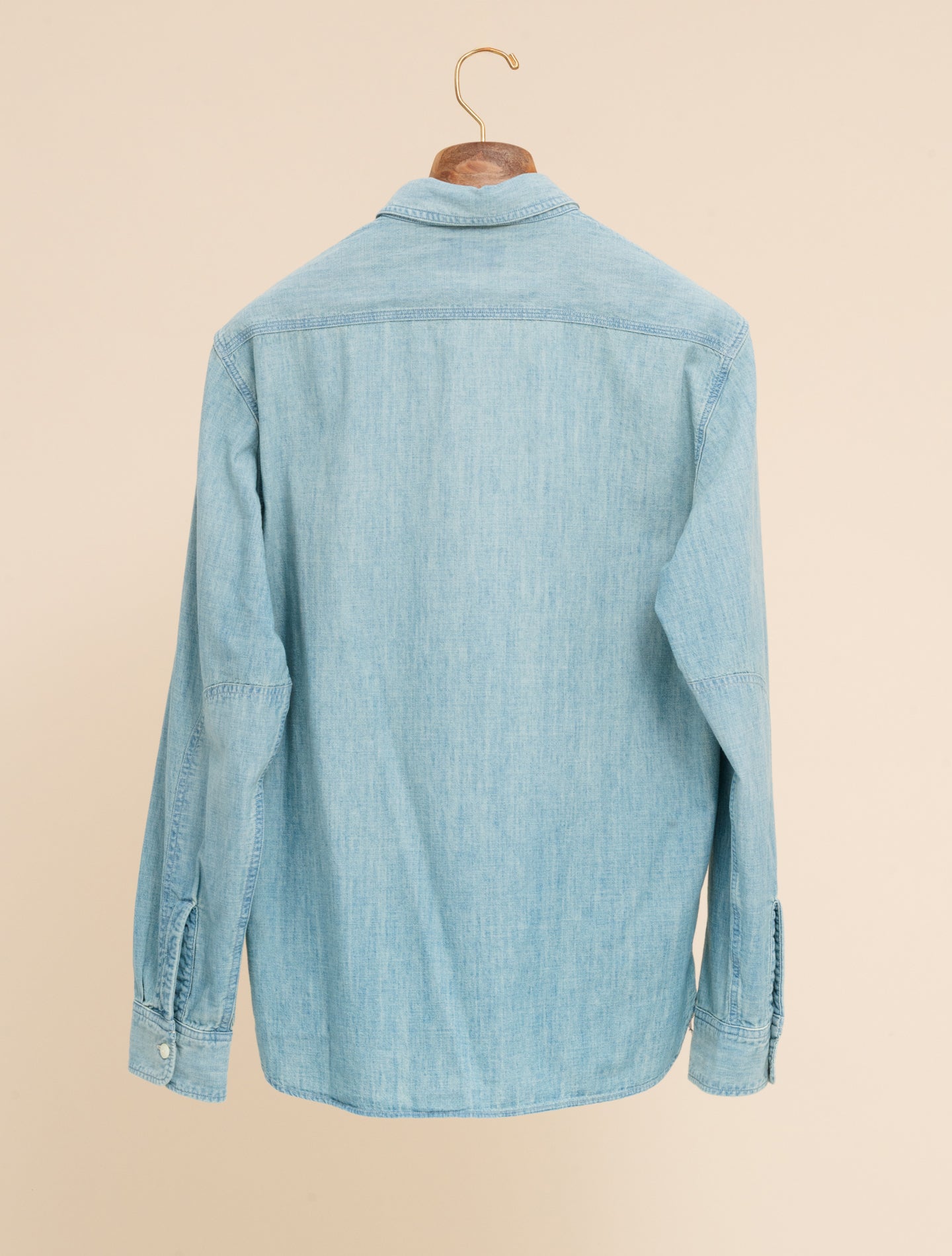 RRL Indigo Chambray Workshirt Medium Wash | Vintage Craft | Gabucci