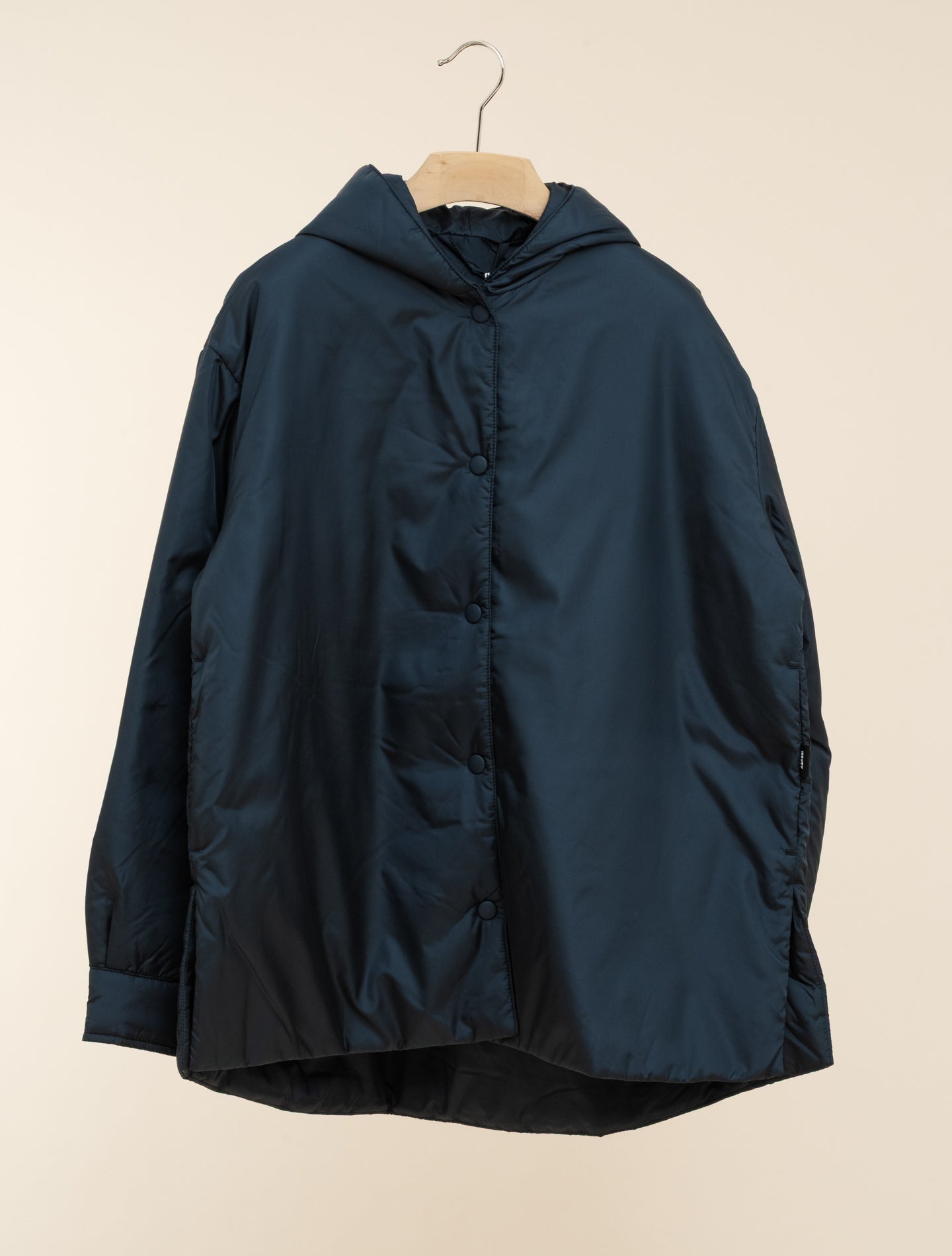 Beth Hooded Thermore Jacka Marinblå
