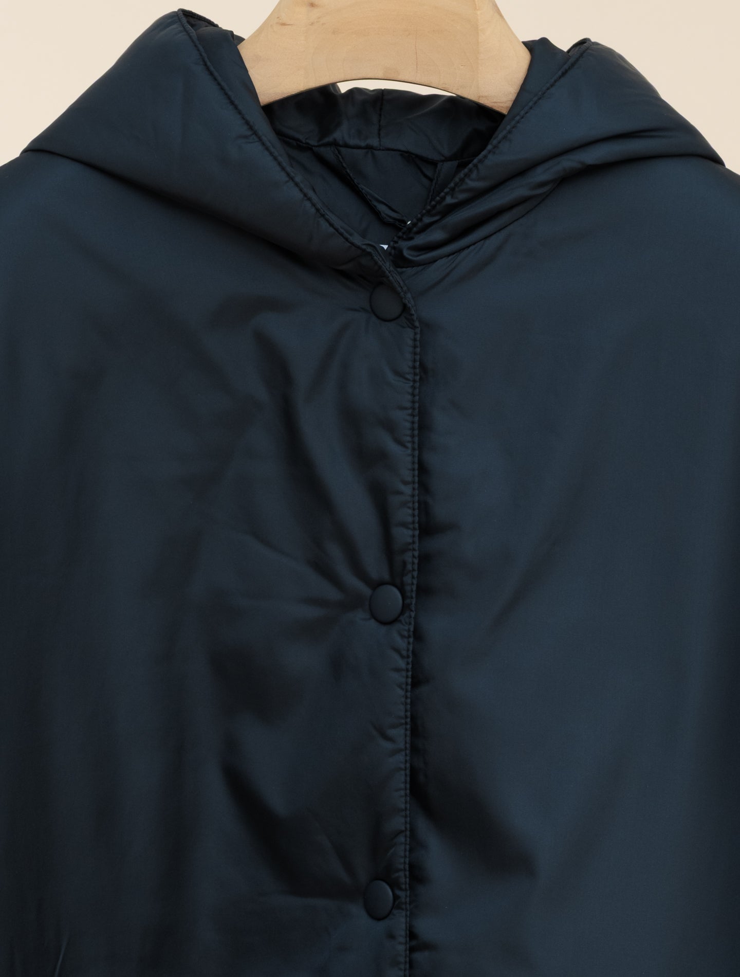 Beth Hooded Thermore Jacka Marinblå
