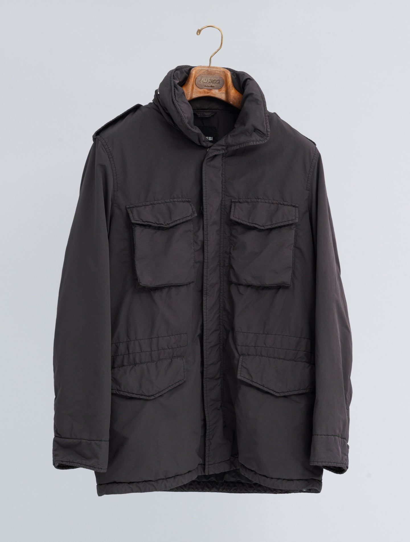 New Camp Compact Nylon Field Jacket Brown