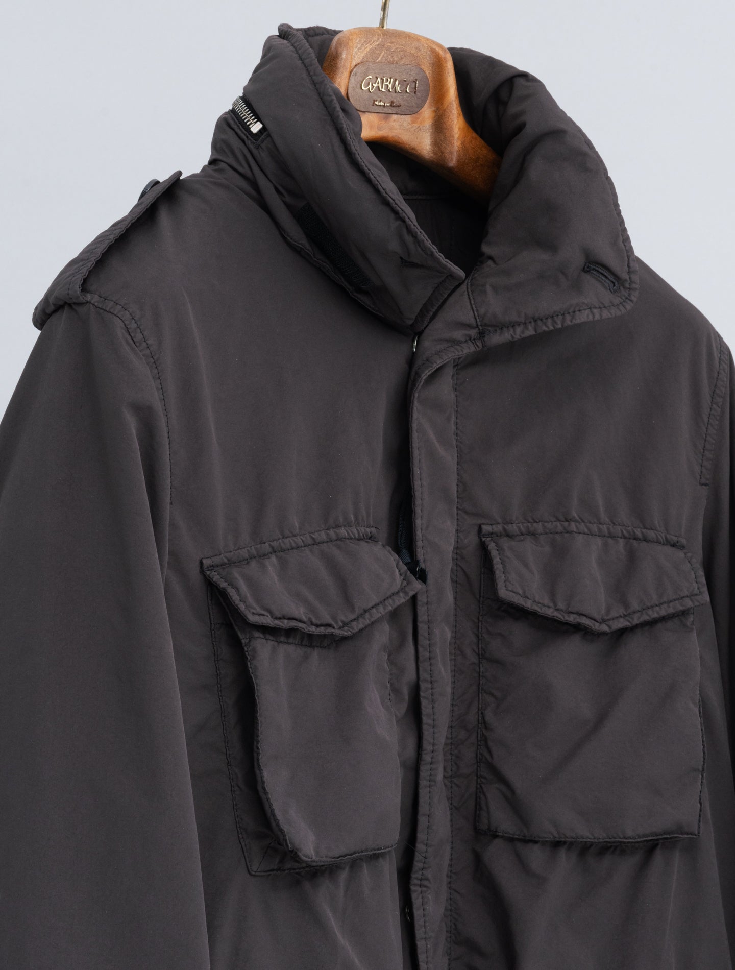 New Camp Compact Nylon Field Jacket Brown
