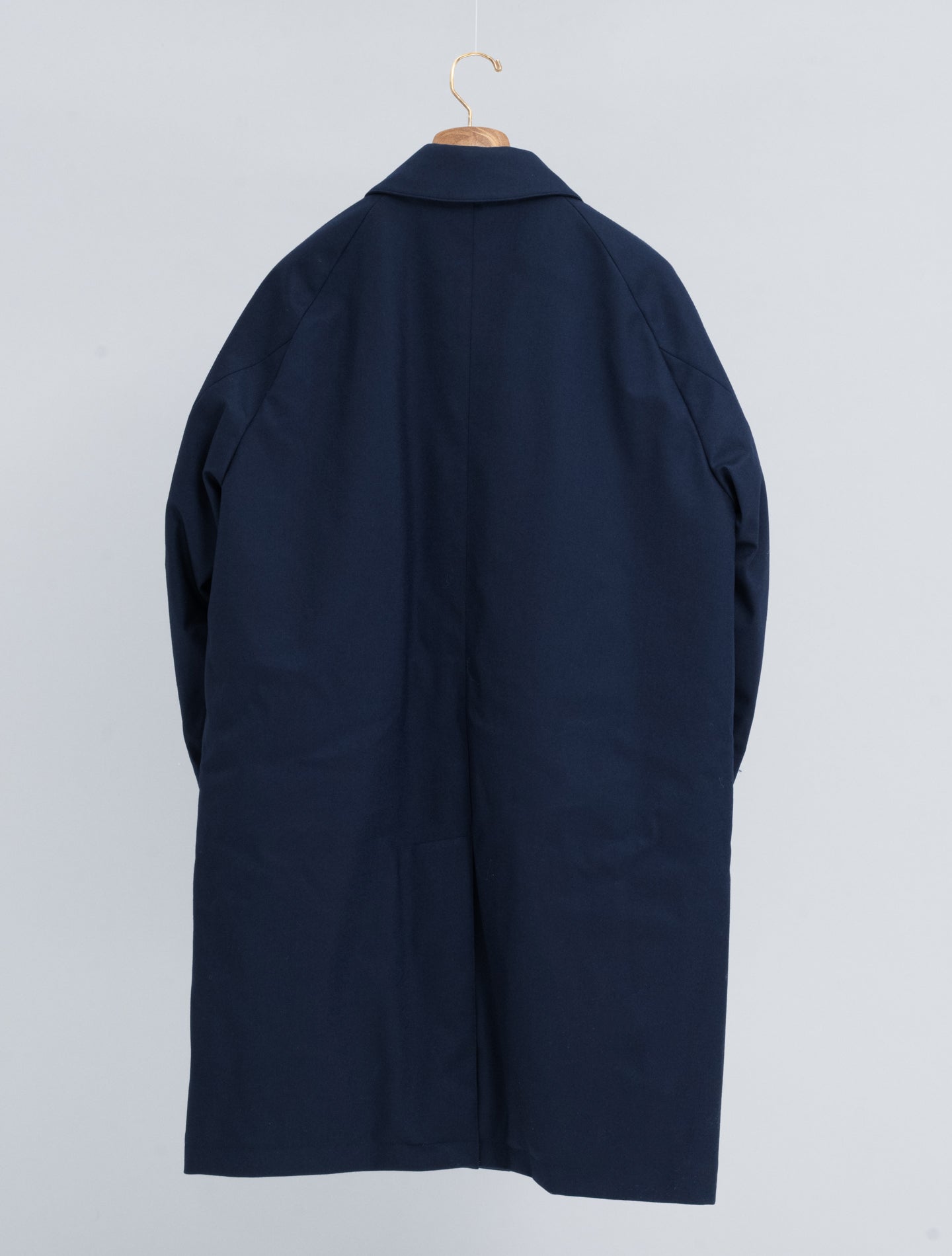 Wright Wool Twill Padded Coat Navy