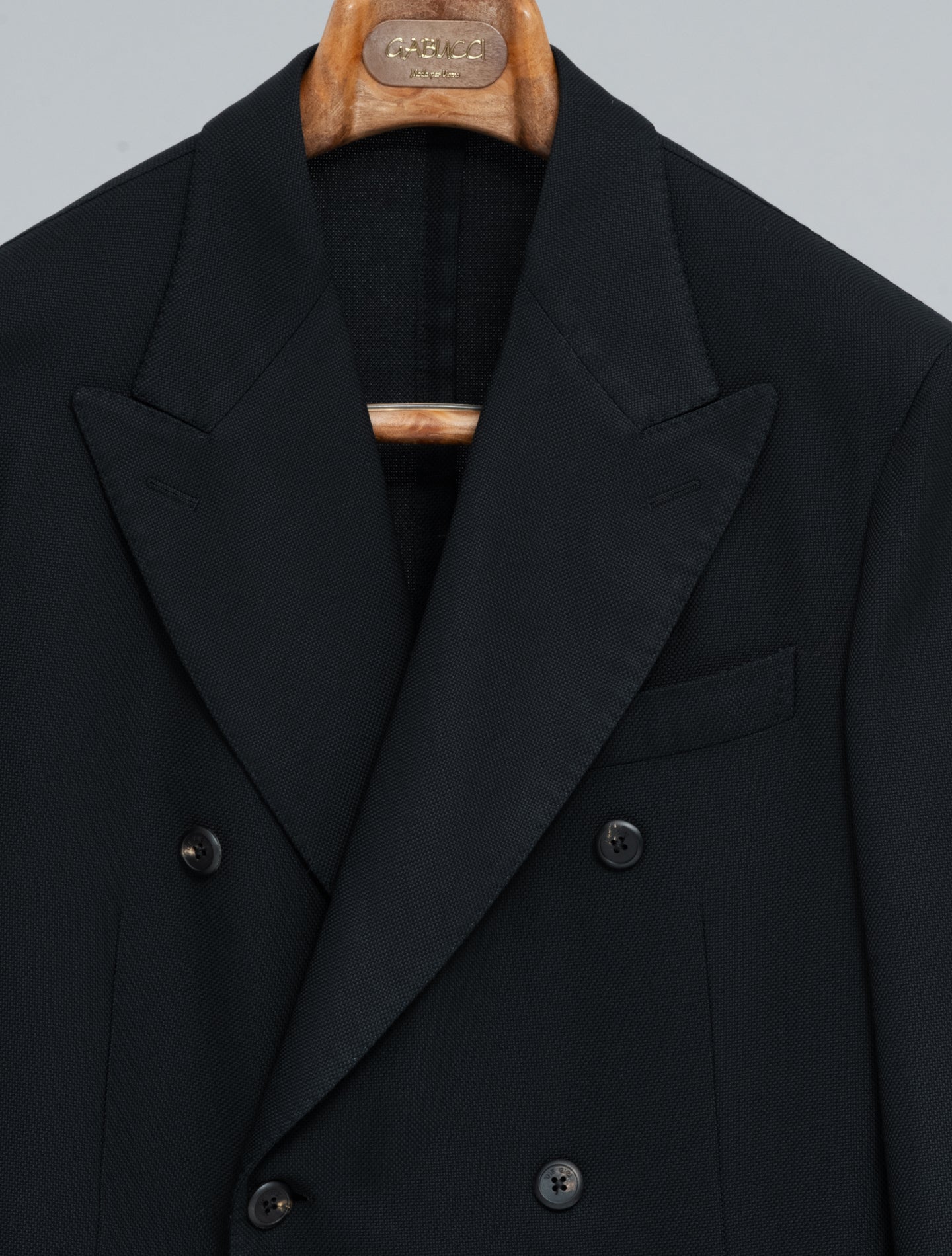 Art2 Double Breasted Washed Fresco Jacket Navy