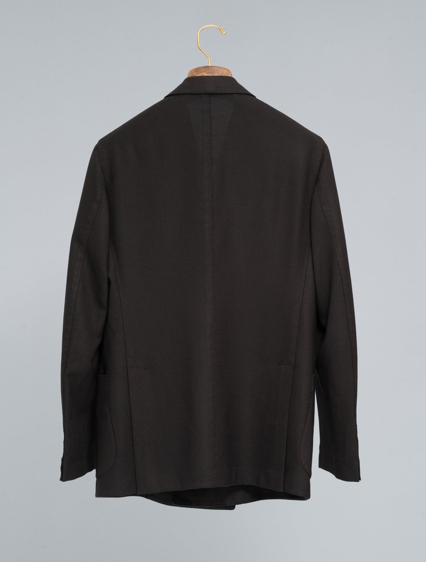 Art2 Double Breasted Washed Fresco Jacket Brown