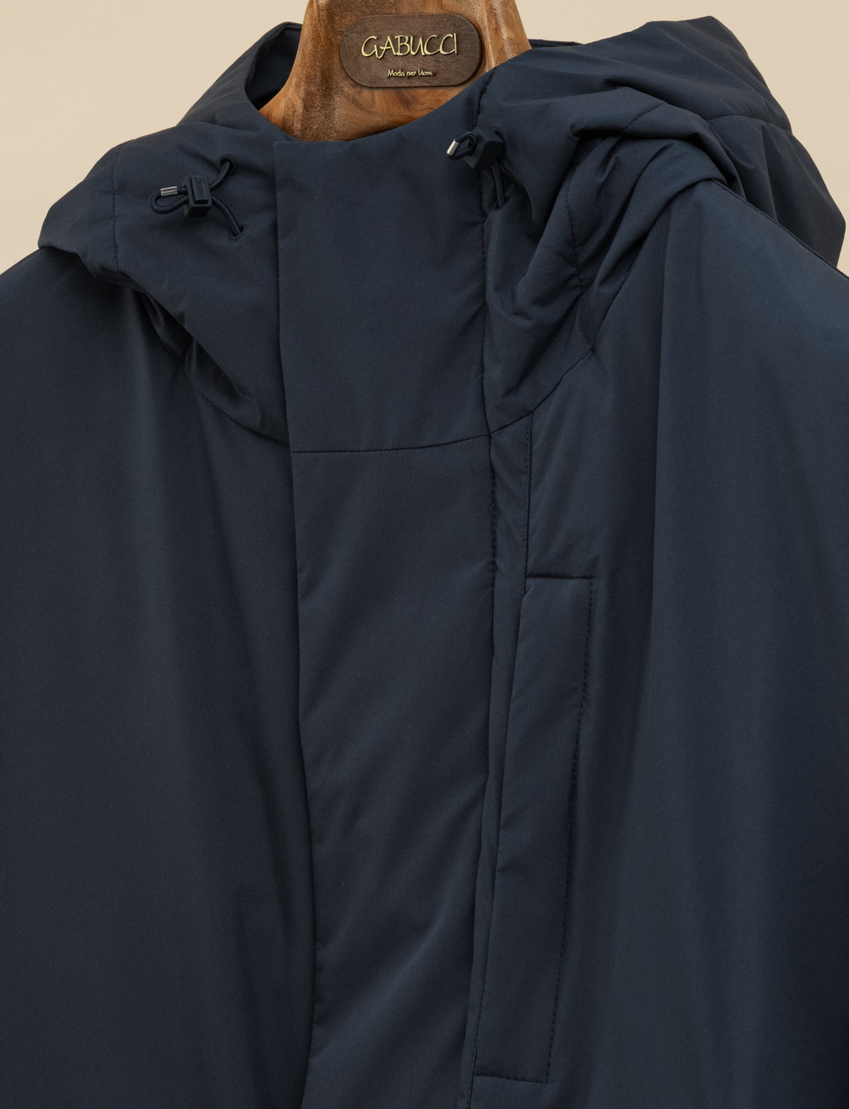 Water-repellent Down Parka Navy
