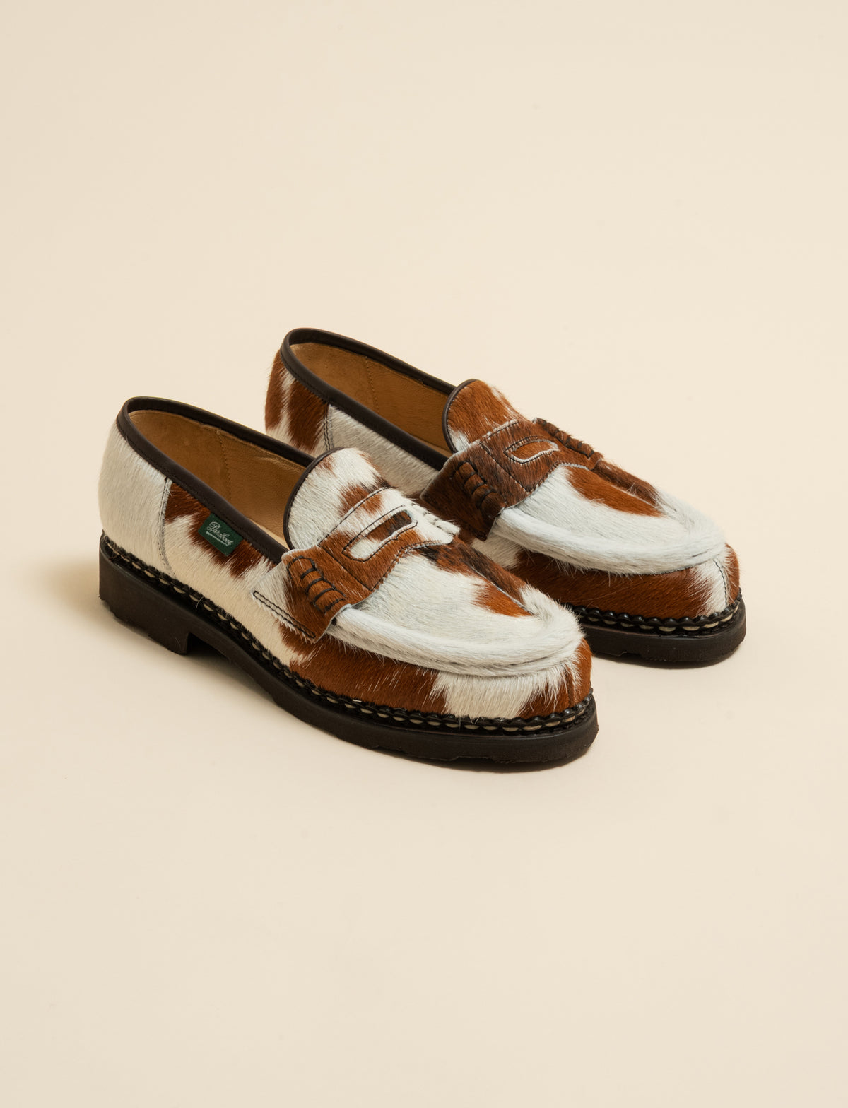 Orsay/Griff Loafer aus Rindsveloursleder in Braun