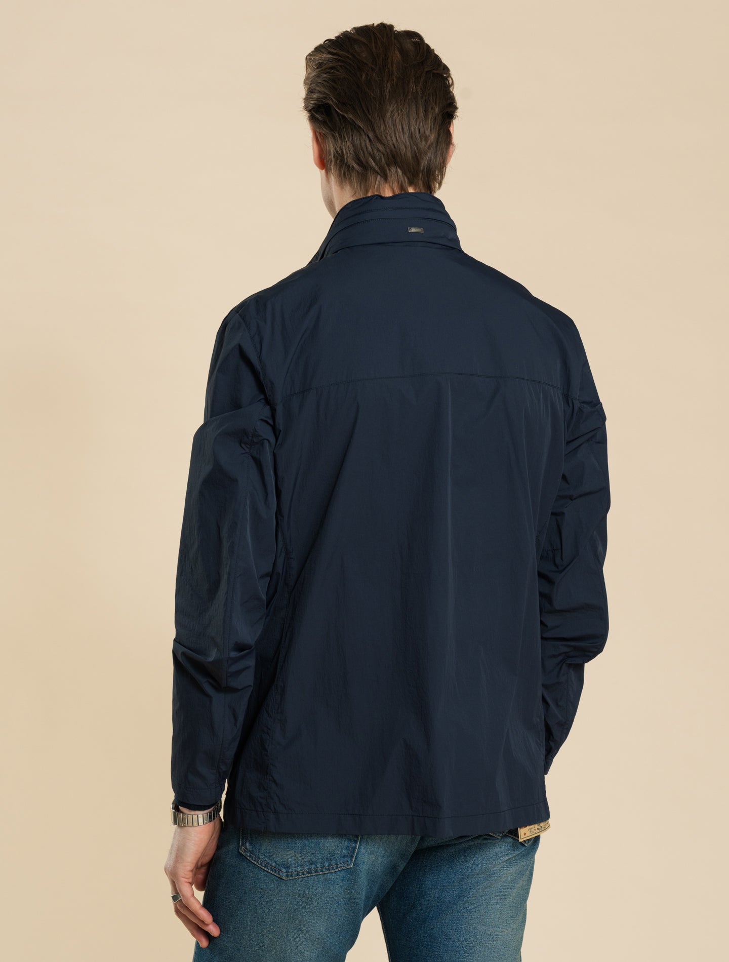 Ultra Light Knitter-Feldjacke Navy