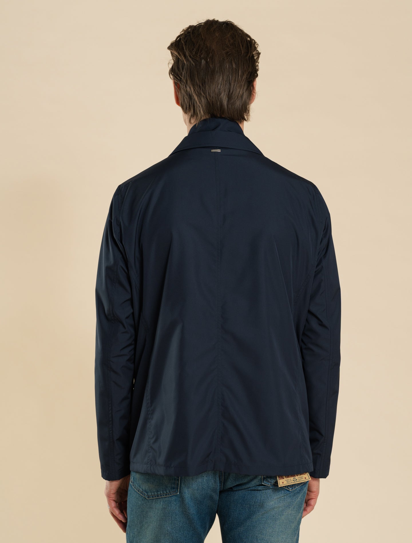 Technical Blazer Jacket Navy