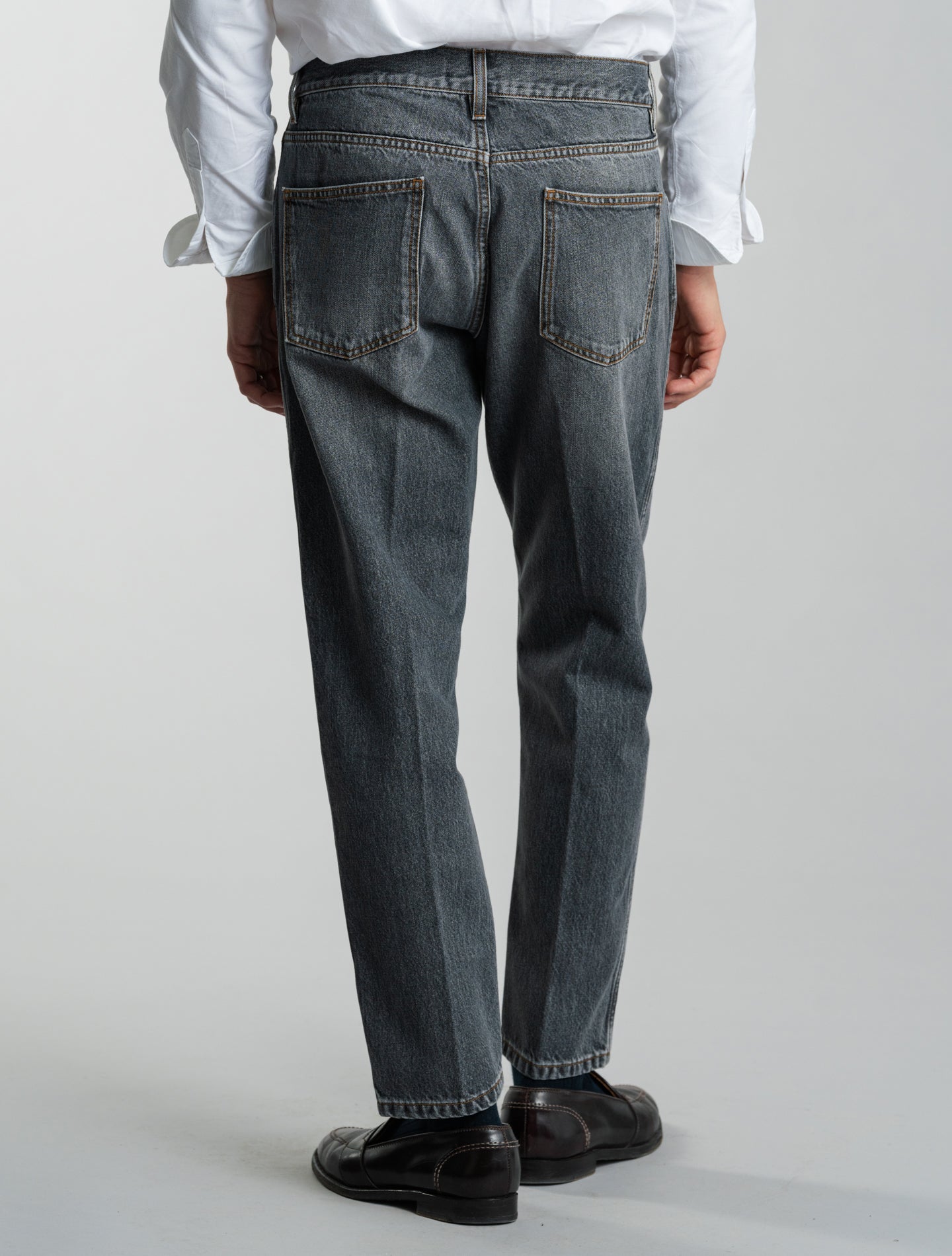 Taperd 5-pocket jeans Grey