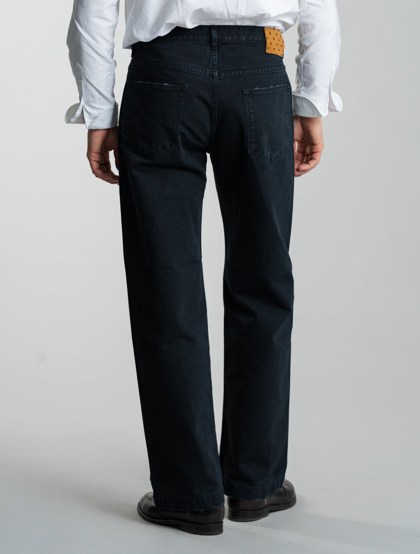 Oceano Cotton Trousers Navy