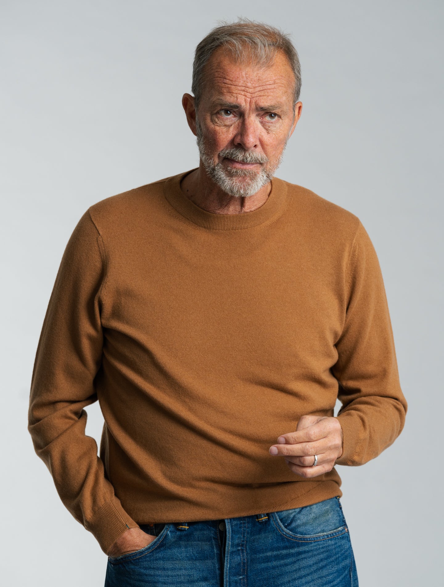 Baby Cashmere Crewneck Vicuna