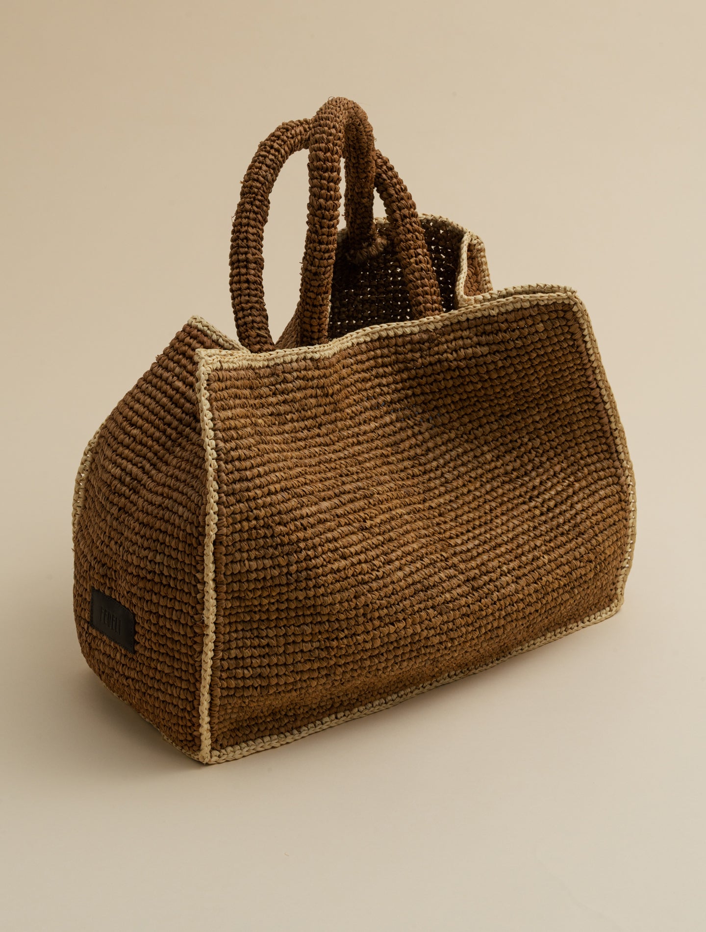 Melissa Raffia Bag Brown
