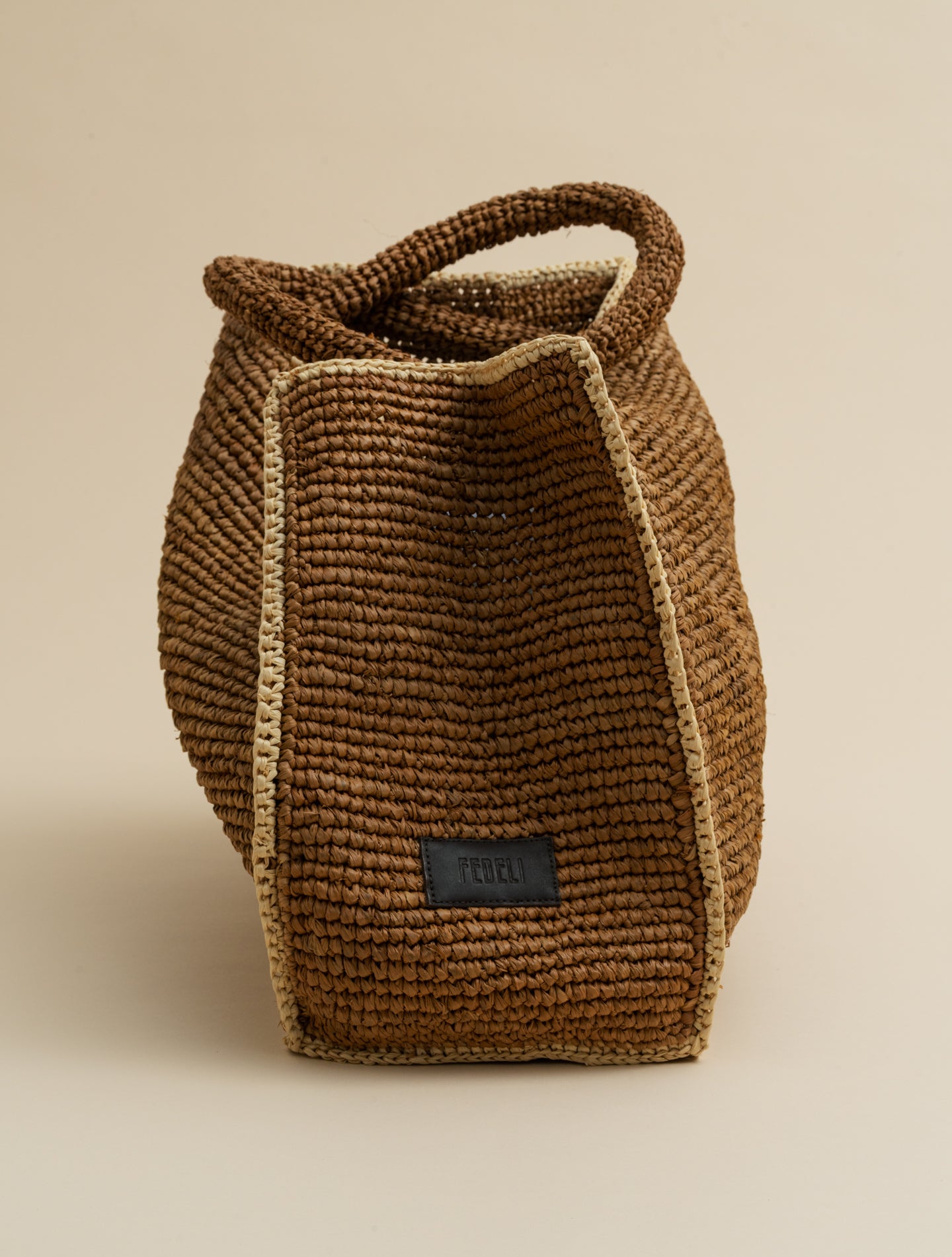 Melissa Raffia Bag Brown