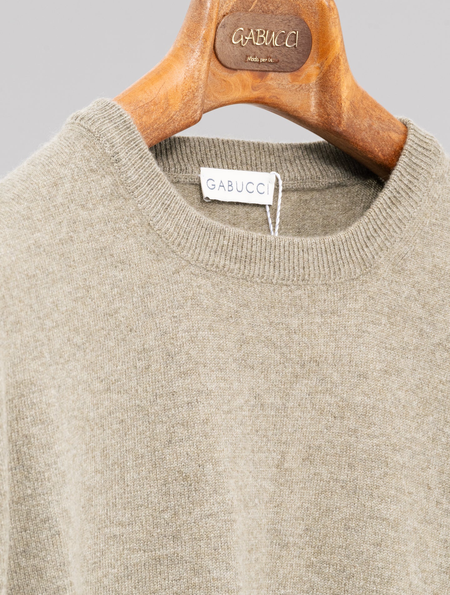 Cashmere Knitted Crewneck Green