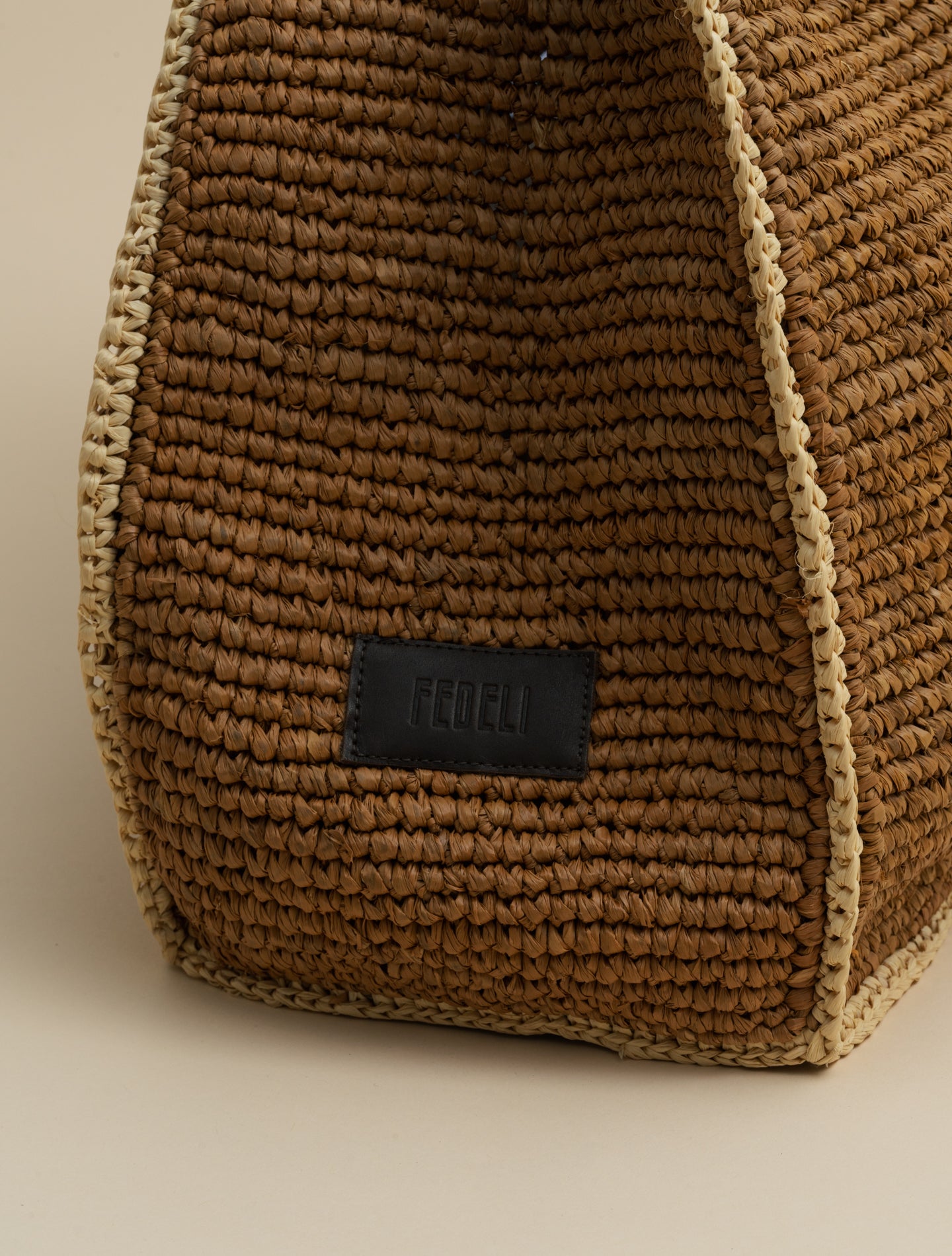 Melissa Raffia Bag Brown