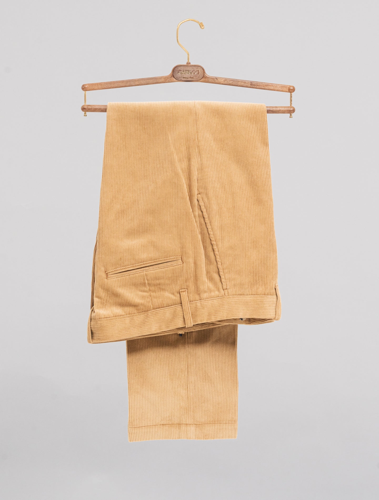 Justin Corduroy Trousers Beige