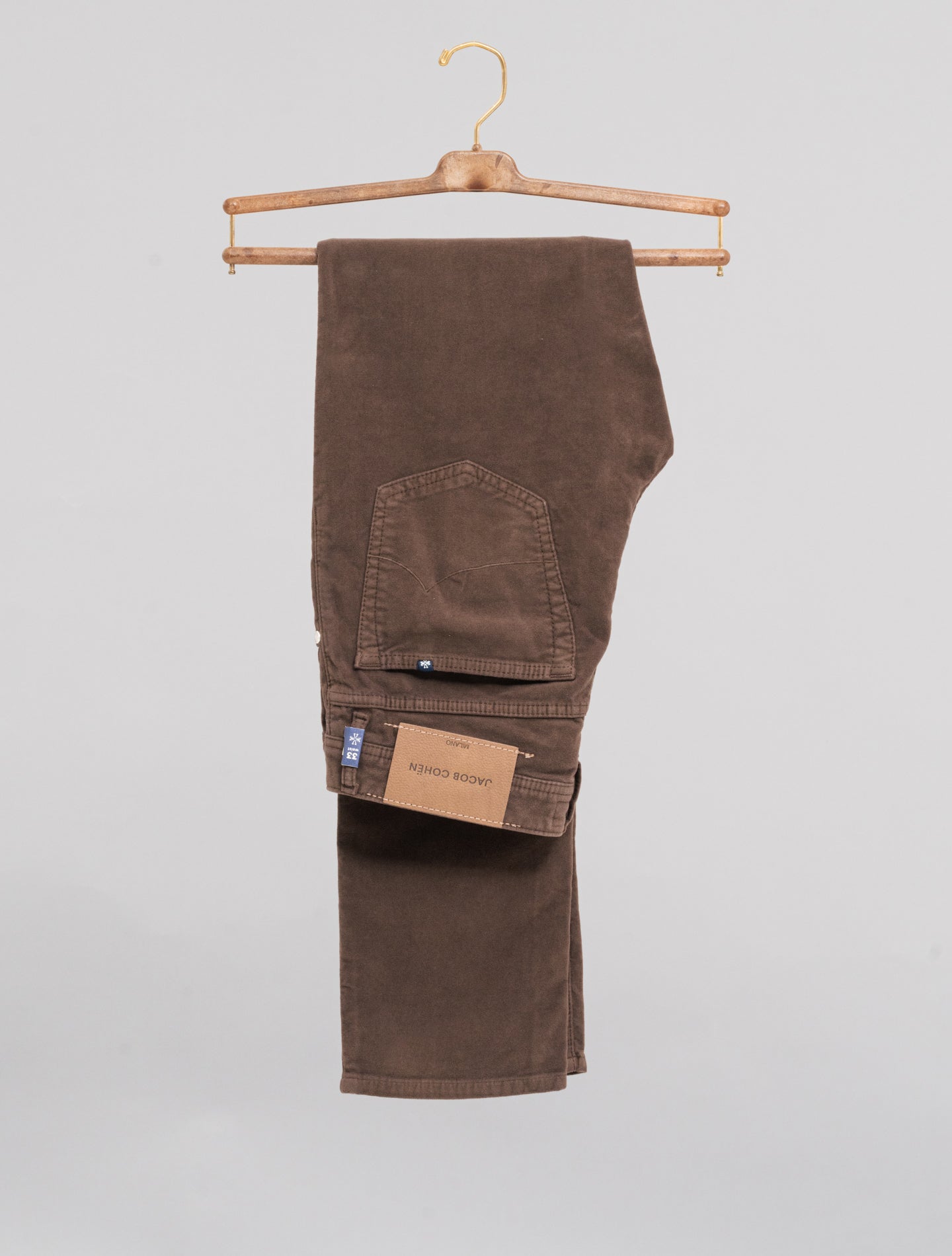 Bard 688 Moleskin Five Pocket Jeans Brown