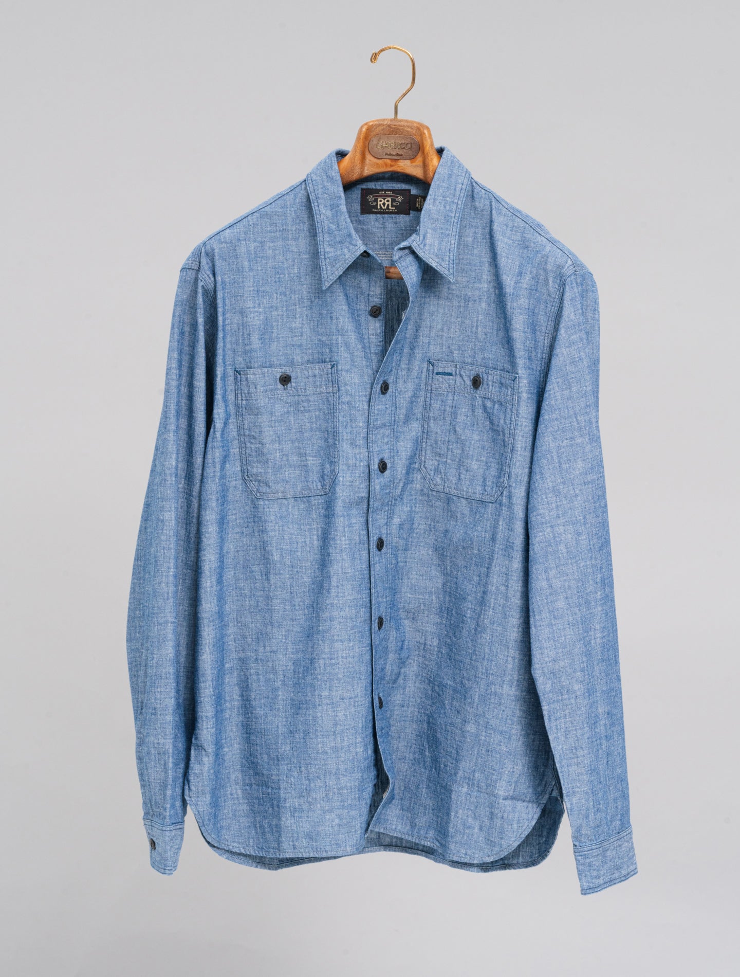 Cameron Ws-Long Sleeve Sport Shirt Medium Wash