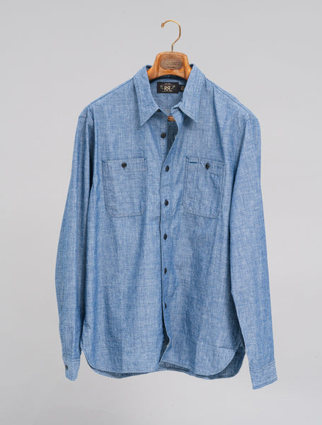 新品2020SS アパルトモン レミレリーフ Chambray シャツ  ブルー アパルトモンレミレリーフ別注 Chambray シャンブレーシャツ - メルカリ