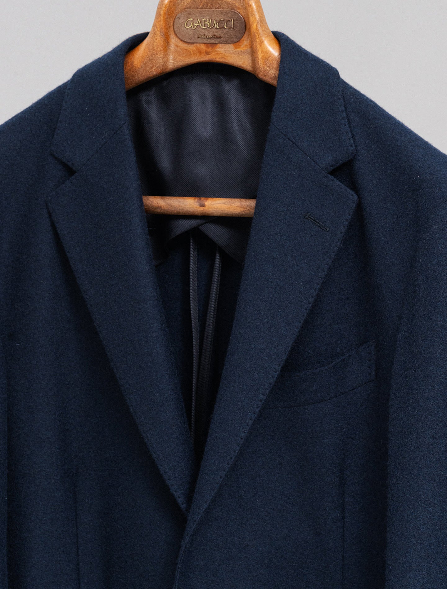 Taylor Single Breasted Cashmere Jacket Navy