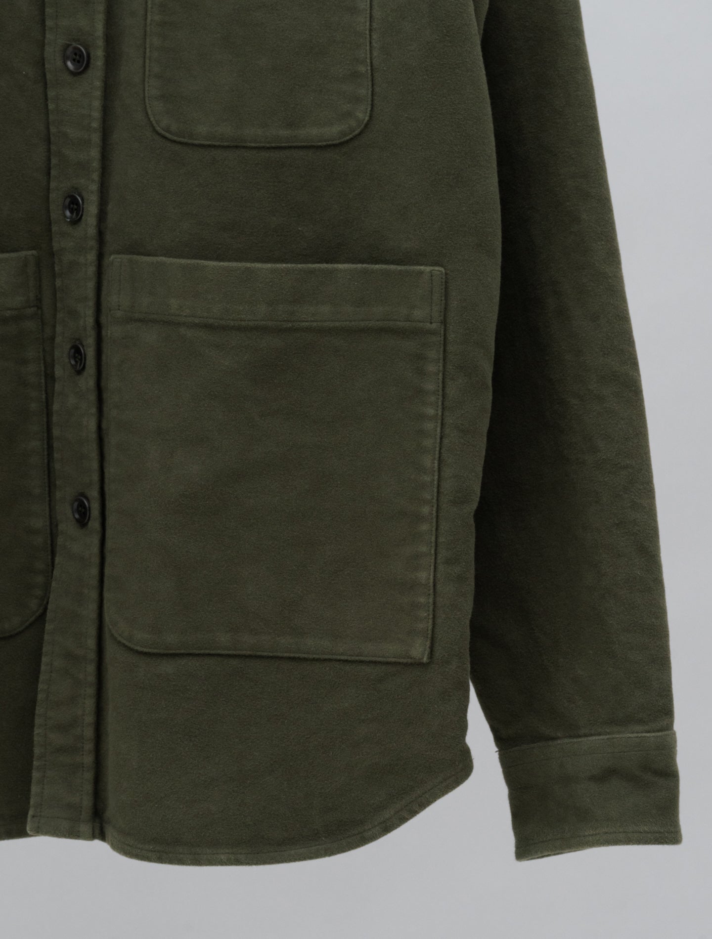 Moleskin Utility Shirt Military