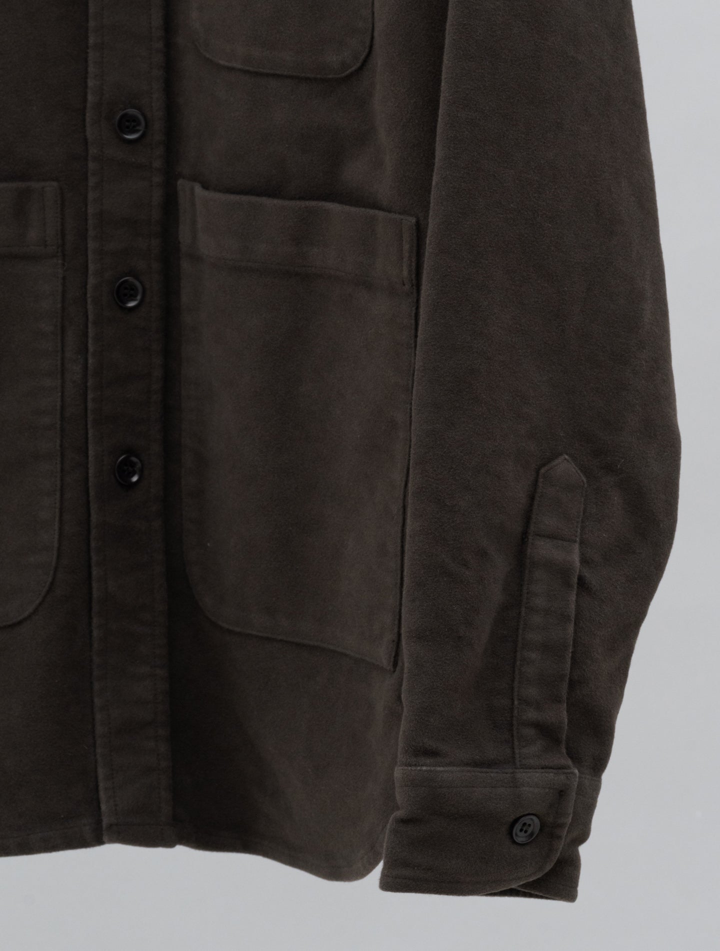Moleskin Utility Shirt Brown