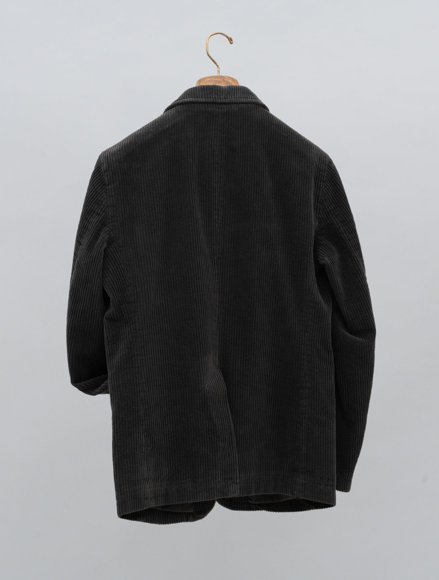 Single Breasted Corduroy Jacket Brown