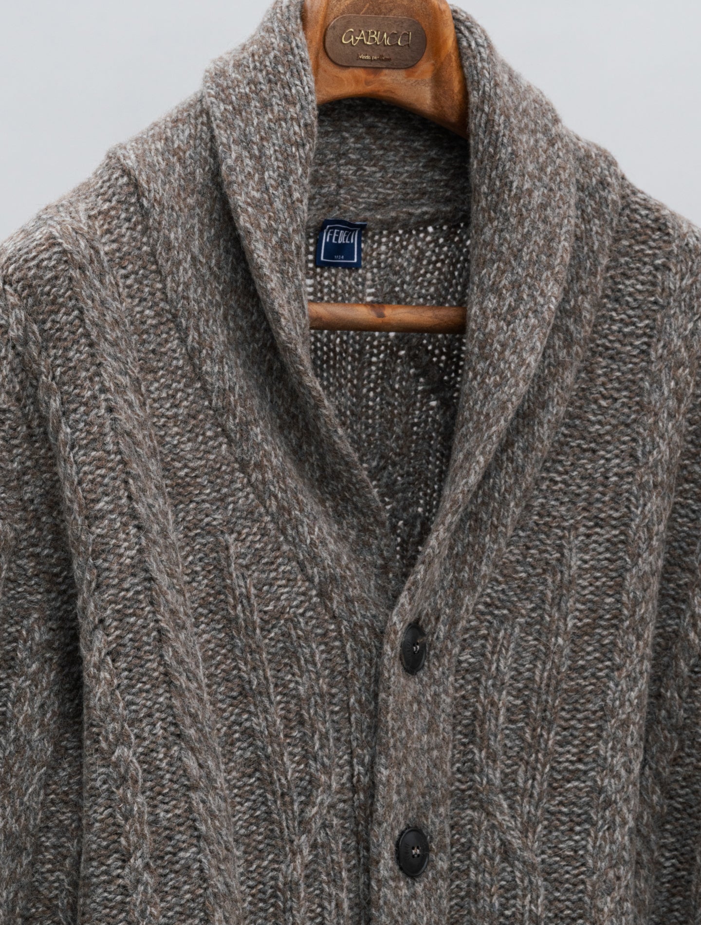 Cusco Baby Alpaca Cardigan Stone