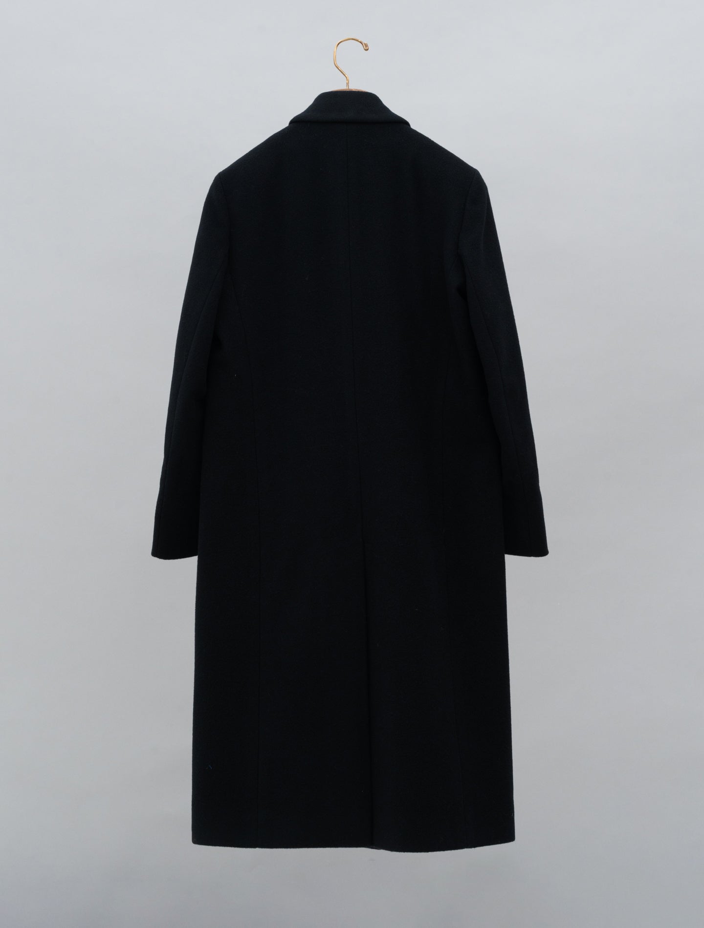 Londra Double Breasted Wool Cashmere Coat Navy