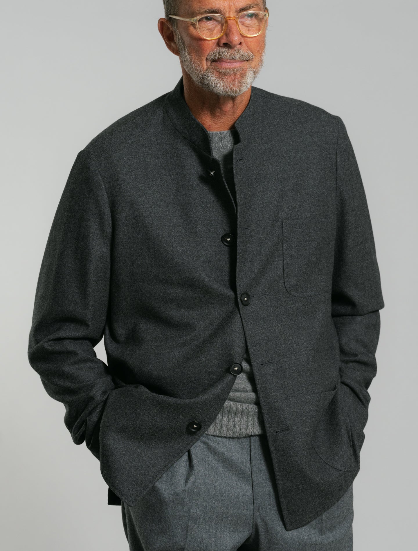 Bali Wool Jacket Grey