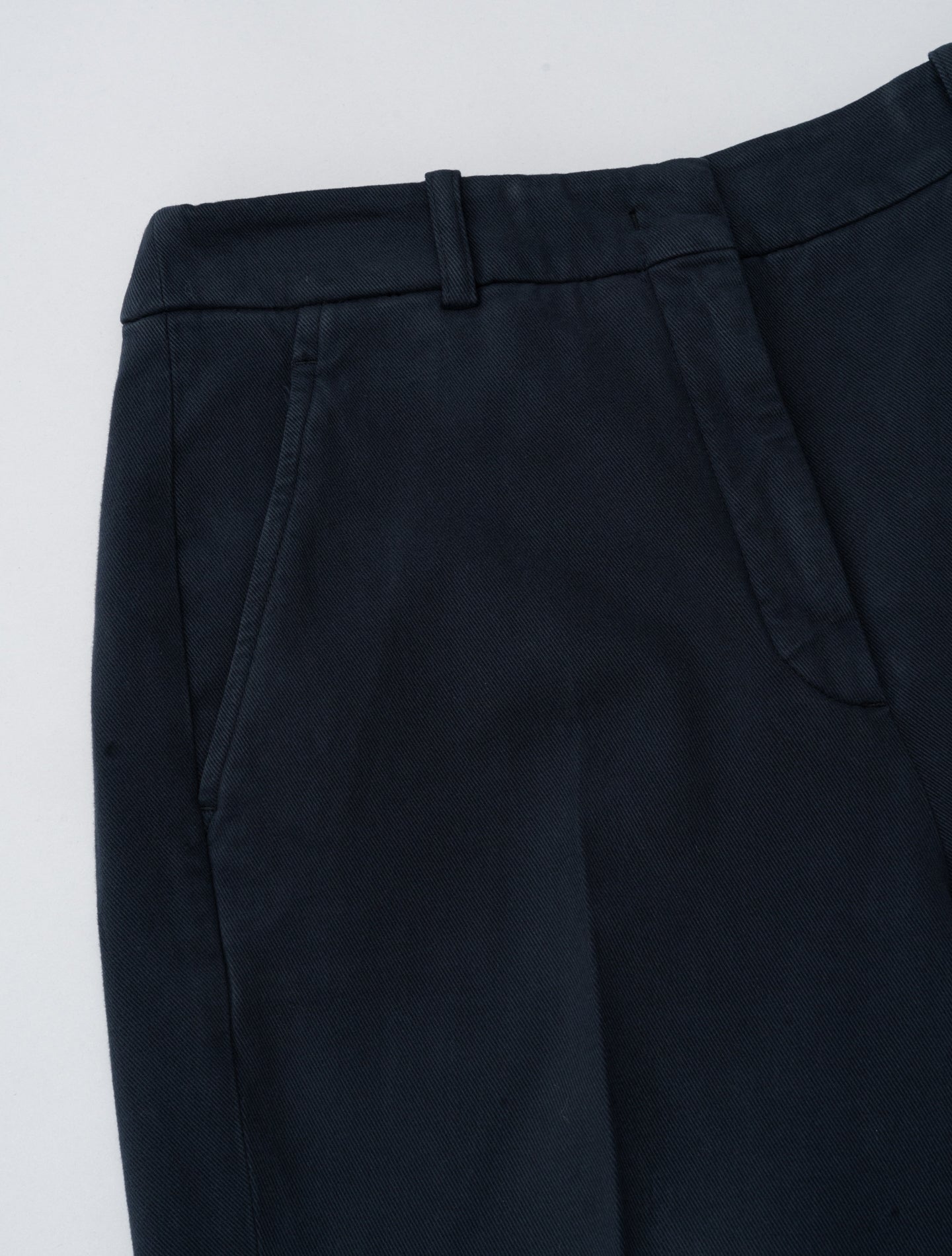 Galene Cotton Twill Trousers Navy