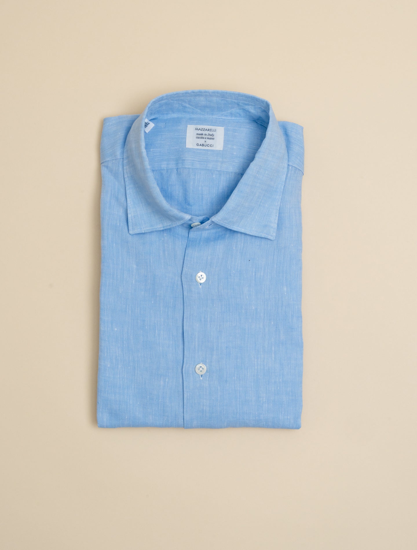 Linen Relaxed Fit Shirt Light Blue