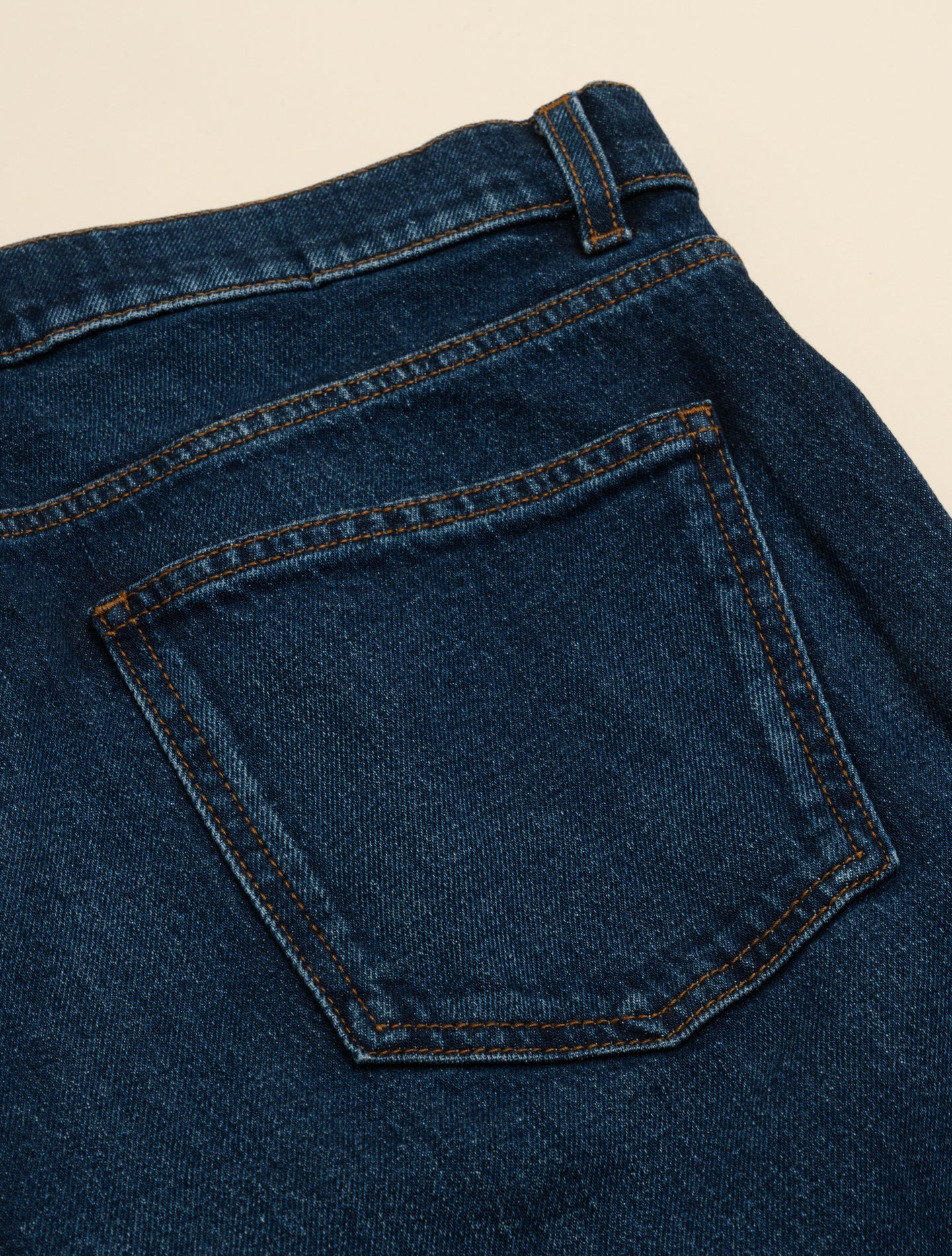 Carrot Fit Five-pocket Jeans Denim