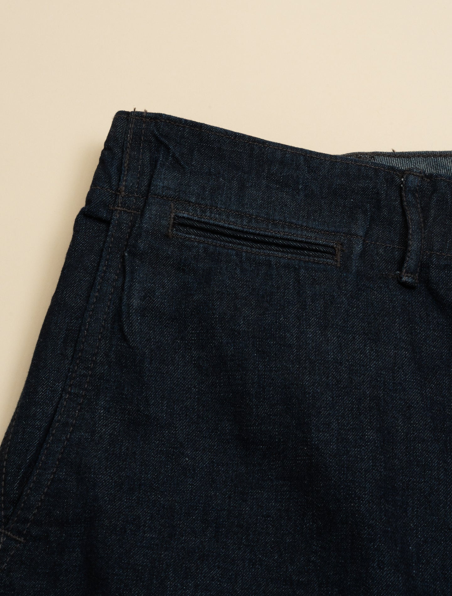 Indigo Rinsed Denim Field Trouser Rinse